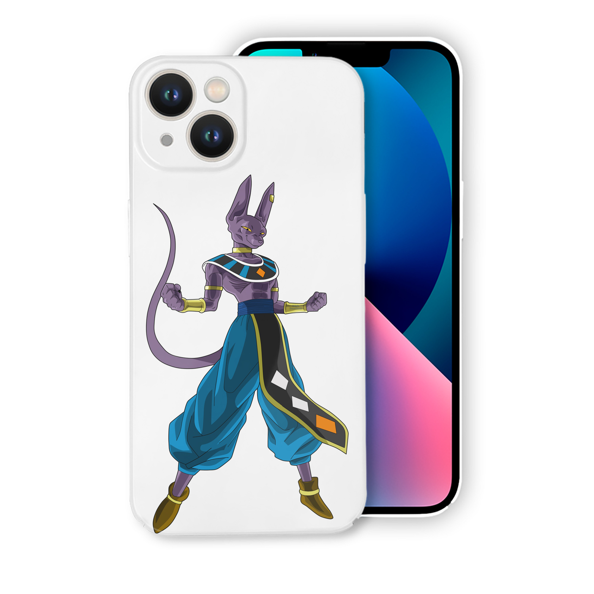 （画像用） ドラゴンボール ビルス 破壊神ビルス DRAGON BALL Beerus Birusu 【iPhone 14シリーズ対応】ハードケース