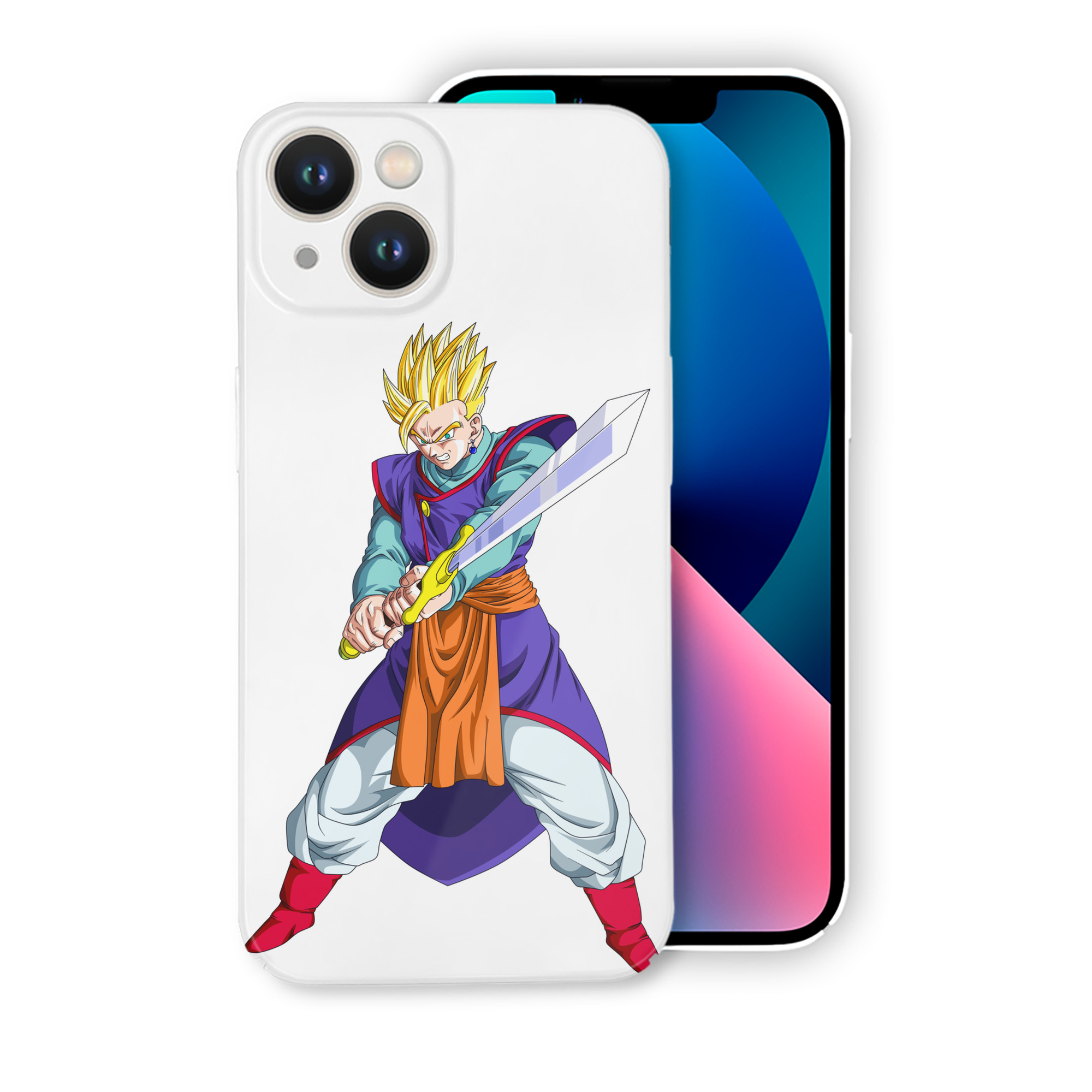 （画像用） ドラゴンボール 孫 悟飯（そんごはん）DRAGON BALL Son Gohan 【iPhone 14シリーズ対応】ハードケース