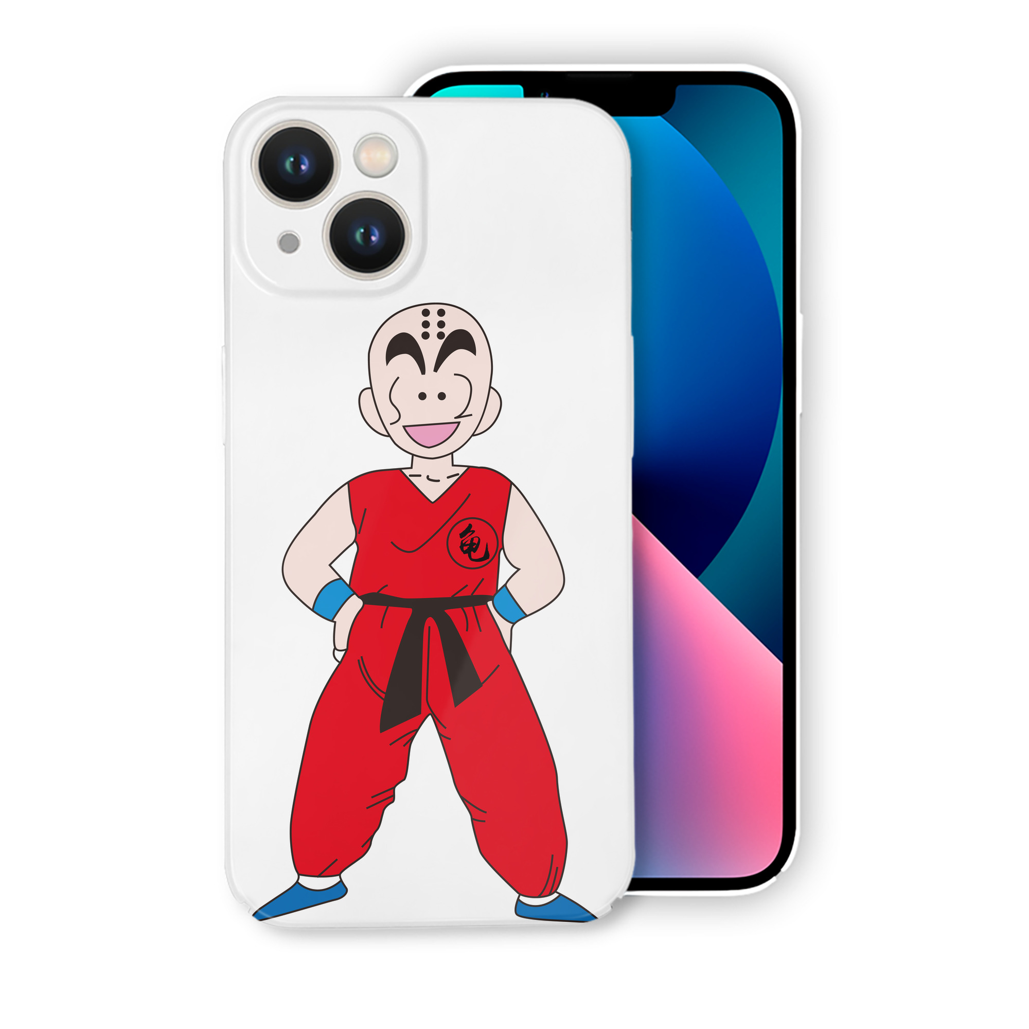 （画像用） ドラゴンボール クリリン DRAGON BALL krillin 【iPhone 14シリーズ対応】ハードケース