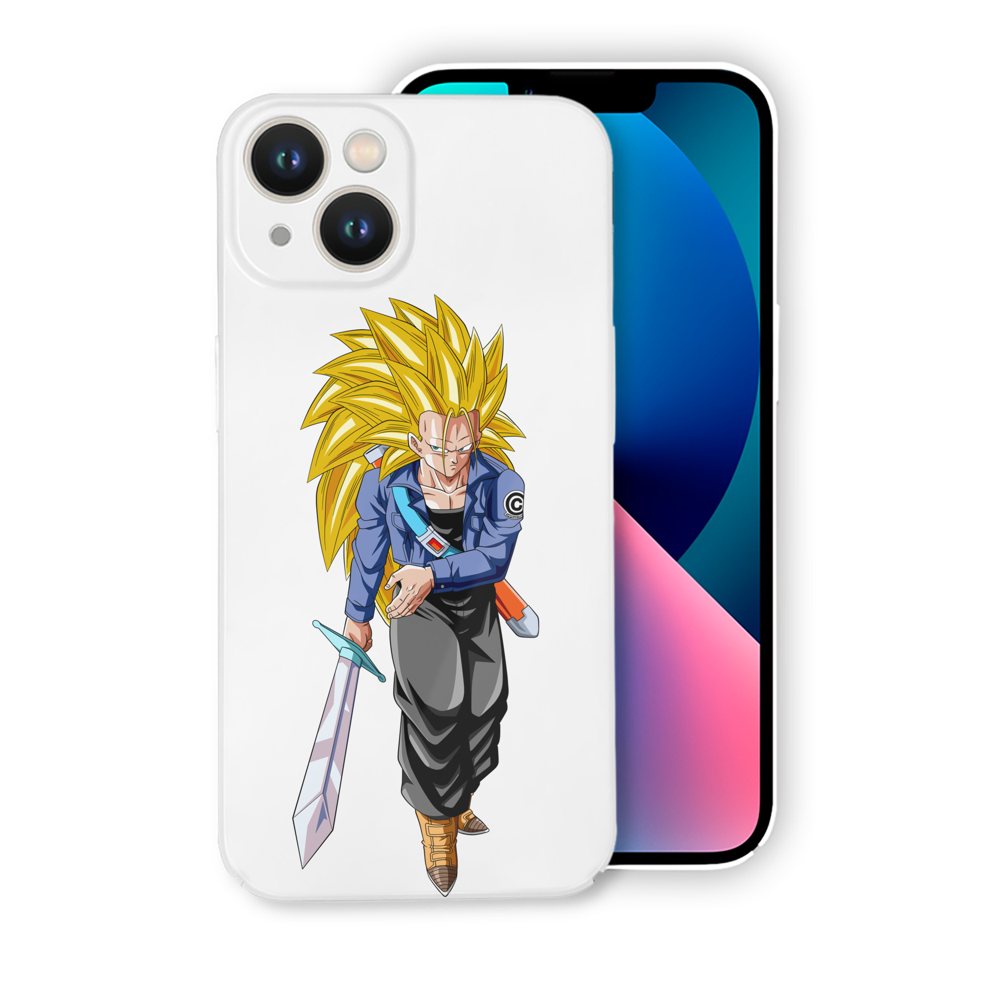 （画像用） ドラゴンボール トランクス（Torankusu）DRAGON BALL Trunks 【iPhone 14シリーズ対応】ハードケース