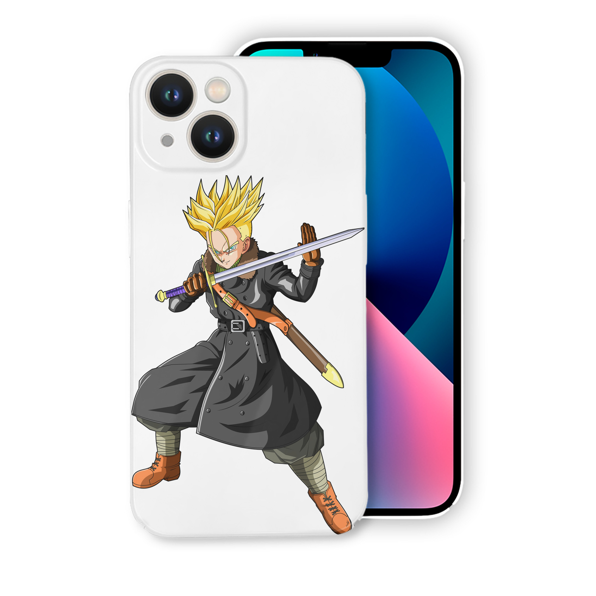 （画像用） ドラゴンボール トランクス（Torankusu）DRAGON BALL Trunks 【iPhone 14シリーズ対応】ハードケース