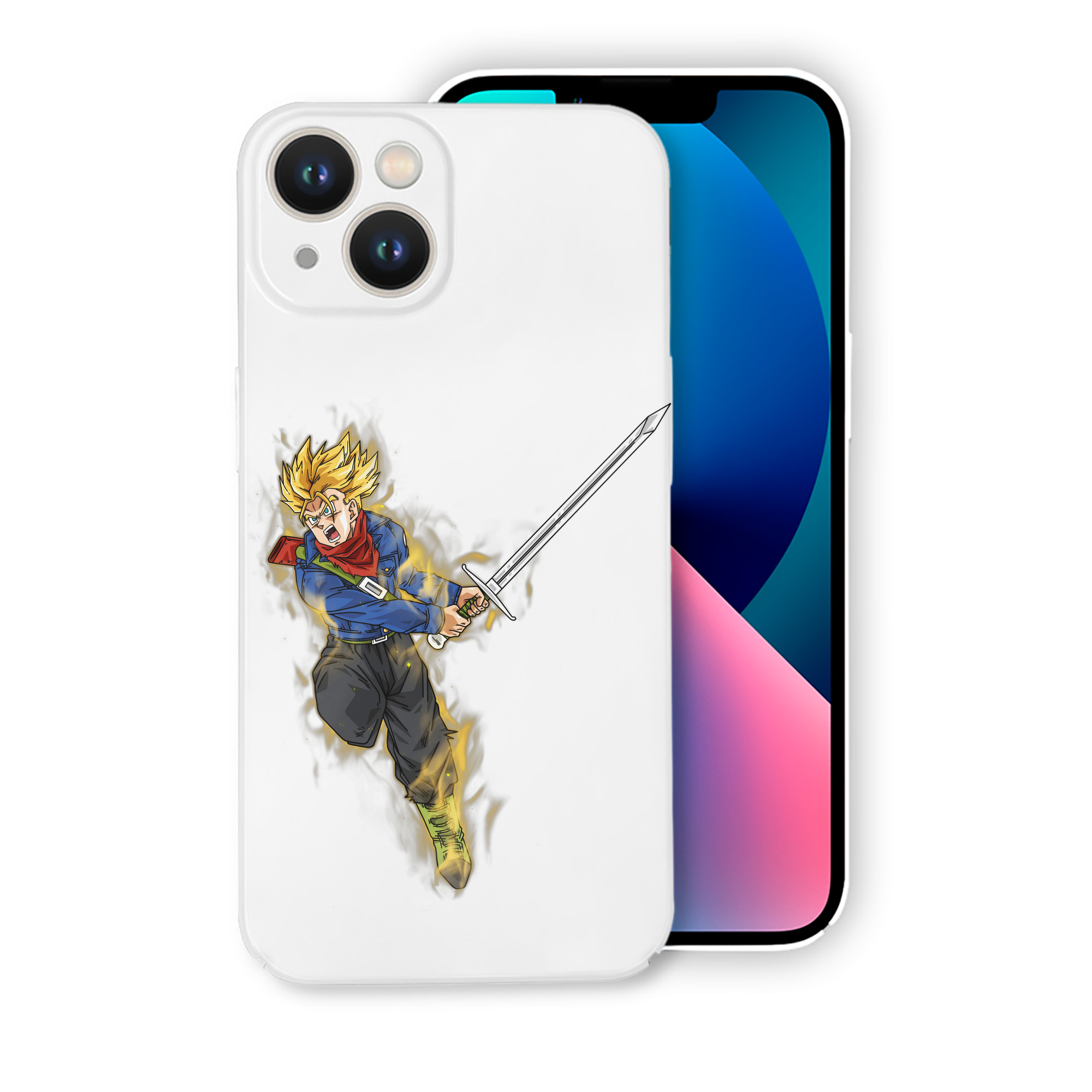 （画像用） ドラゴンボール トランクス（Torankusu）DRAGON BALL Trunks 【iPhone 14シリーズ対応】ハードケース