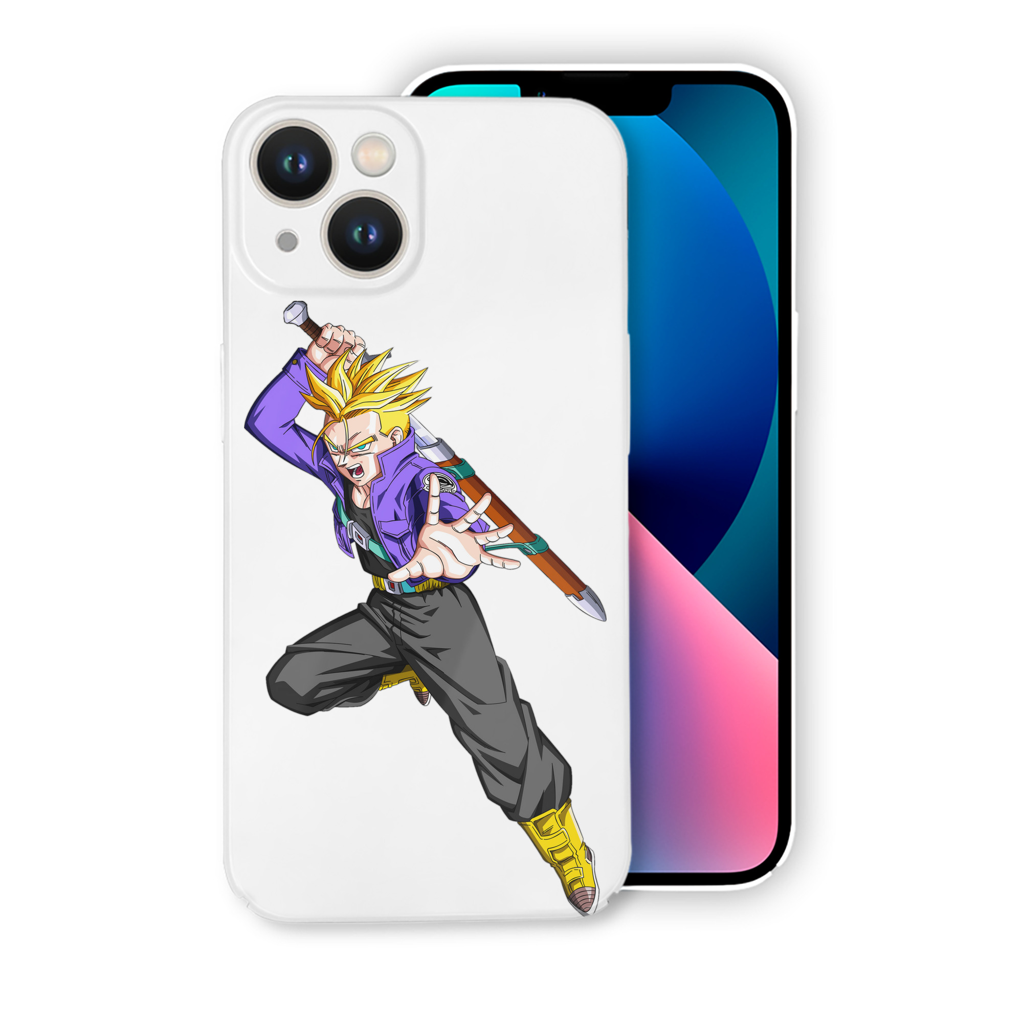 （画像用） ドラゴンボール トランクス（Torankusu）DRAGON BALL Trunks 【iPhone 14シリーズ対応】ハードケース