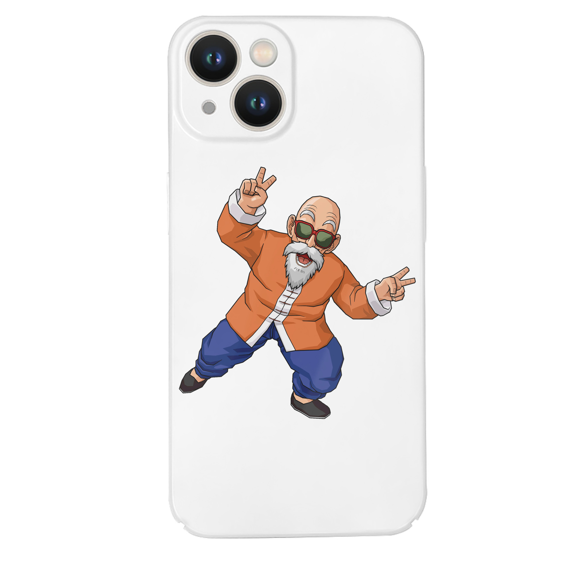 （画像用） ドラゴンボール 亀仙人（かめせんにん） DRAGON BALL Master Roshi Kame Sennin 【iPhone 14シリーズ対応】ハードケース
