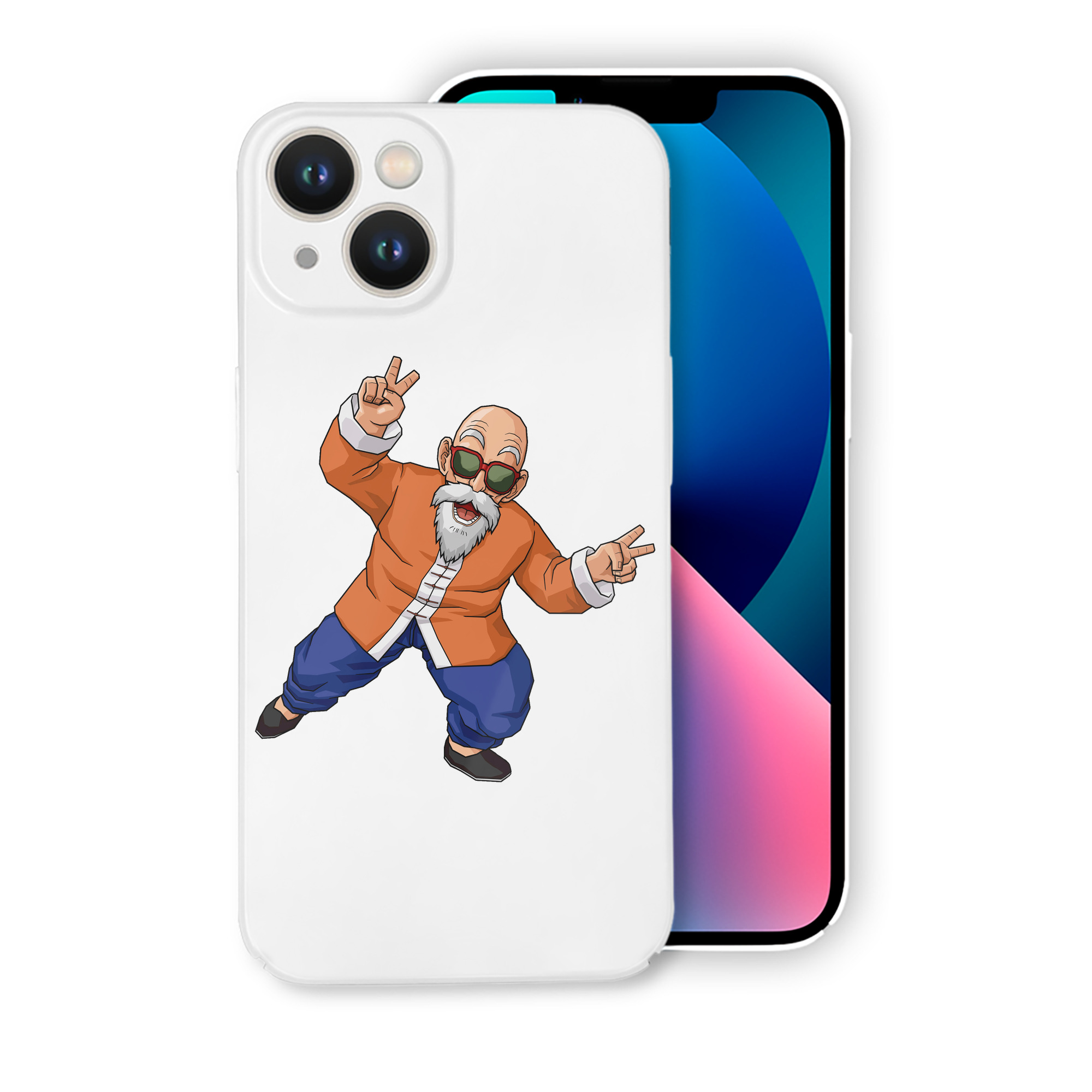 （画像用） ドラゴンボール 亀仙人（かめせんにん） DRAGON BALL Master Roshi Kame Sennin 【iPhone 14シリーズ対応】ハードケース
