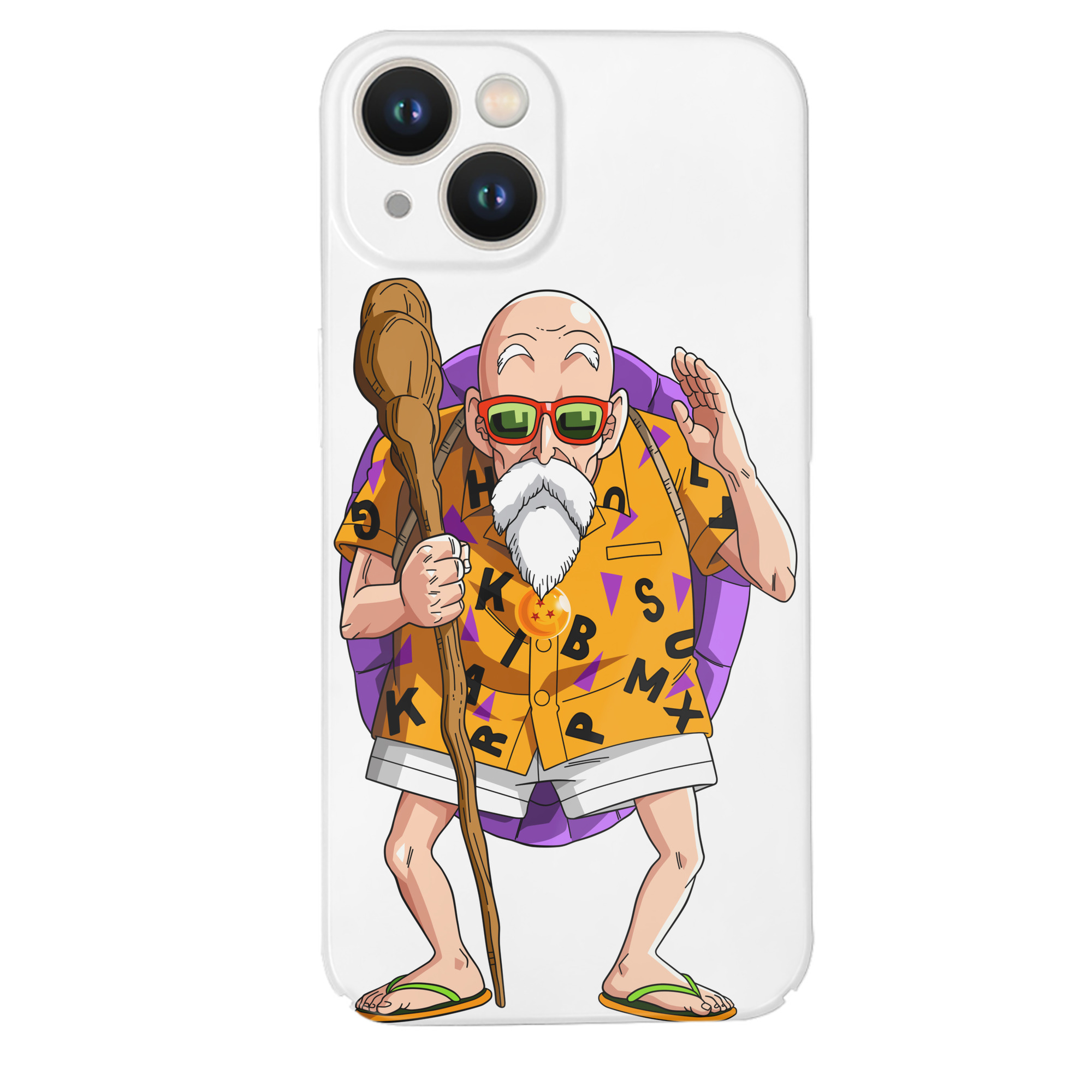 （画像用） ドラゴンボール 亀仙人（かめせんにん） DRAGON BALL Master Roshi Kame Sennin 【iPhone 14シリーズ対応】ハードケース