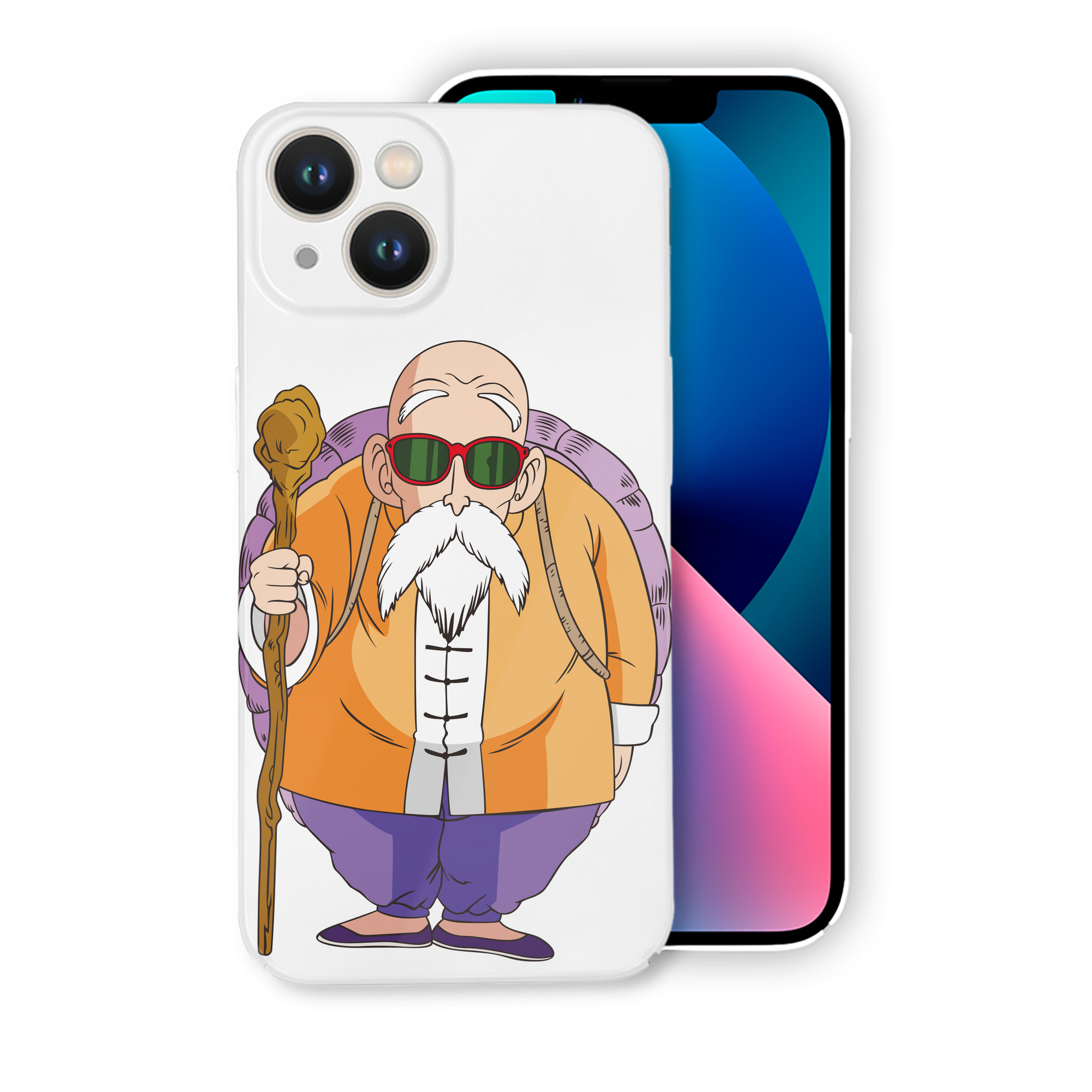 （画像用） ドラゴンボール 亀仙人（かめせんにん） DRAGON BALL Master Roshi Kame Sennin 【iPhone 14シリーズ対応】ハードケース