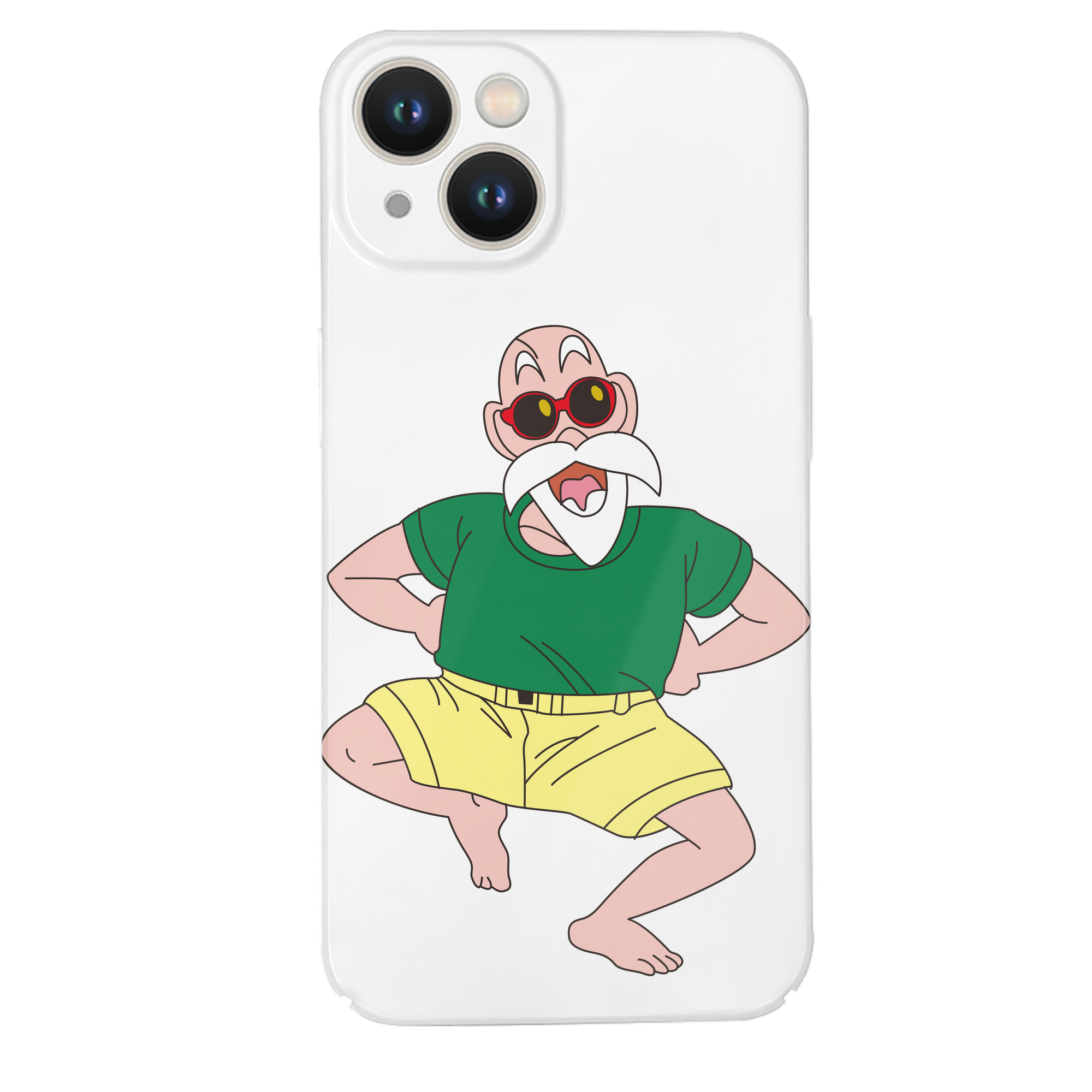 （画像用） ドラゴンボール 亀仙人（かめせんにん） DRAGON BALL Master Roshi Kame Sennin 【iPhone 14シリーズ対応】ハードケース