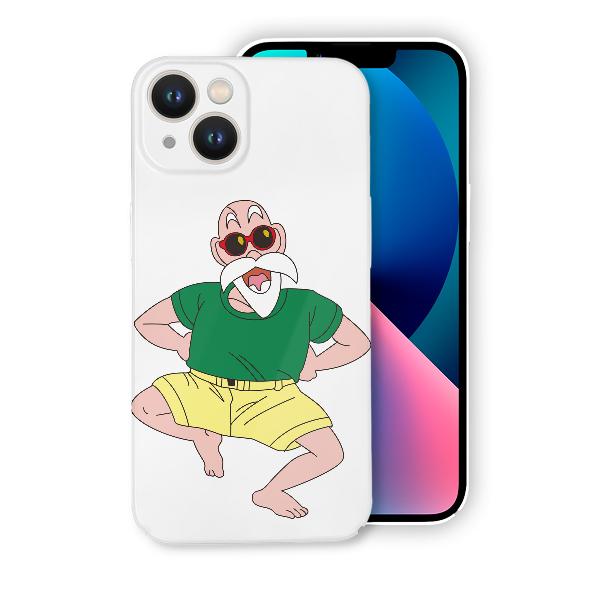 （画像用） ドラゴンボール 亀仙人（かめせんにん） DRAGON BALL Master Roshi Kame Sennin 【iPhone 14シリーズ対応】ハードケース