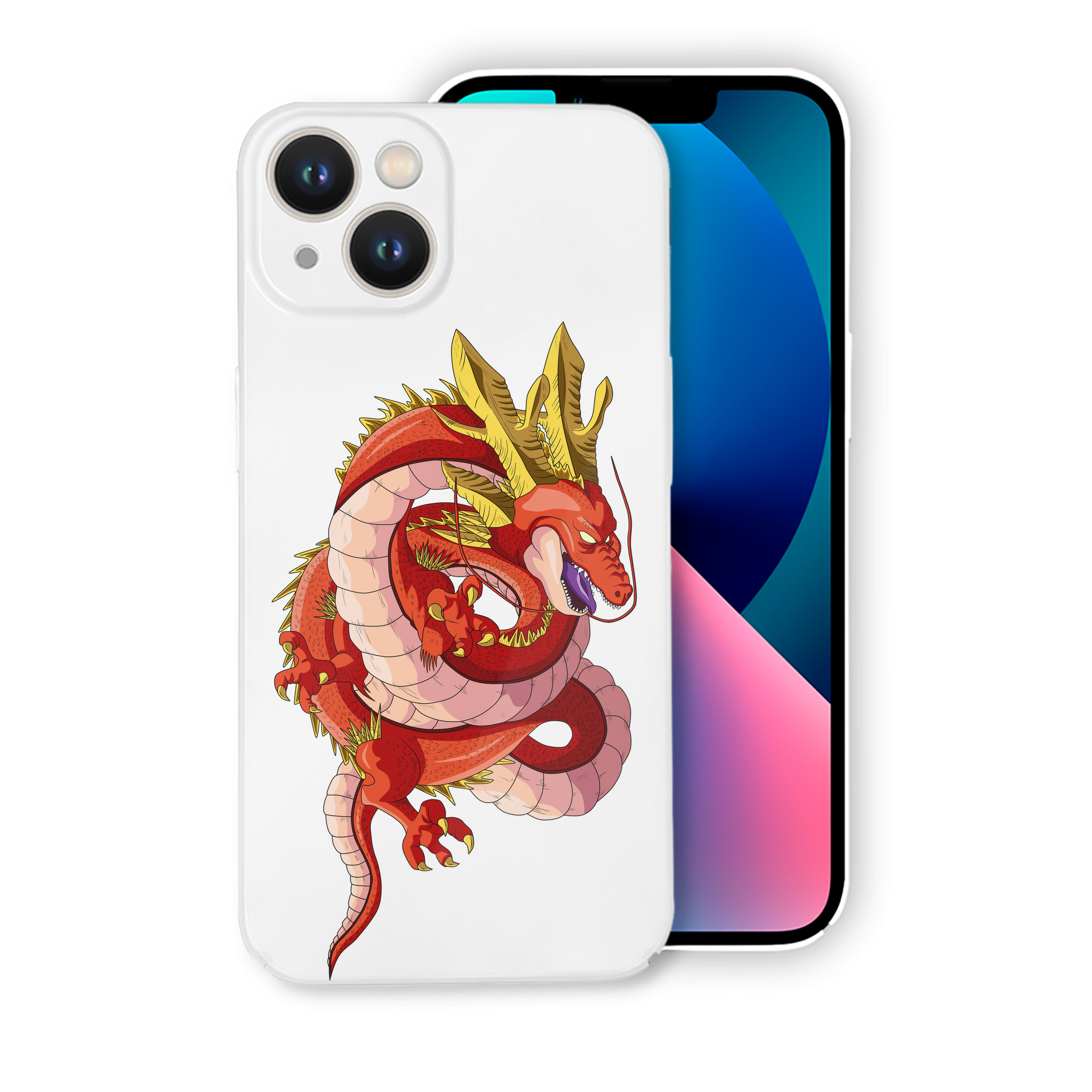 （画像用） ドラゴンボール 神龍 シェンロン DRAGON BALL Shenron 【iPhone 14シリーズ対応】ハードケース