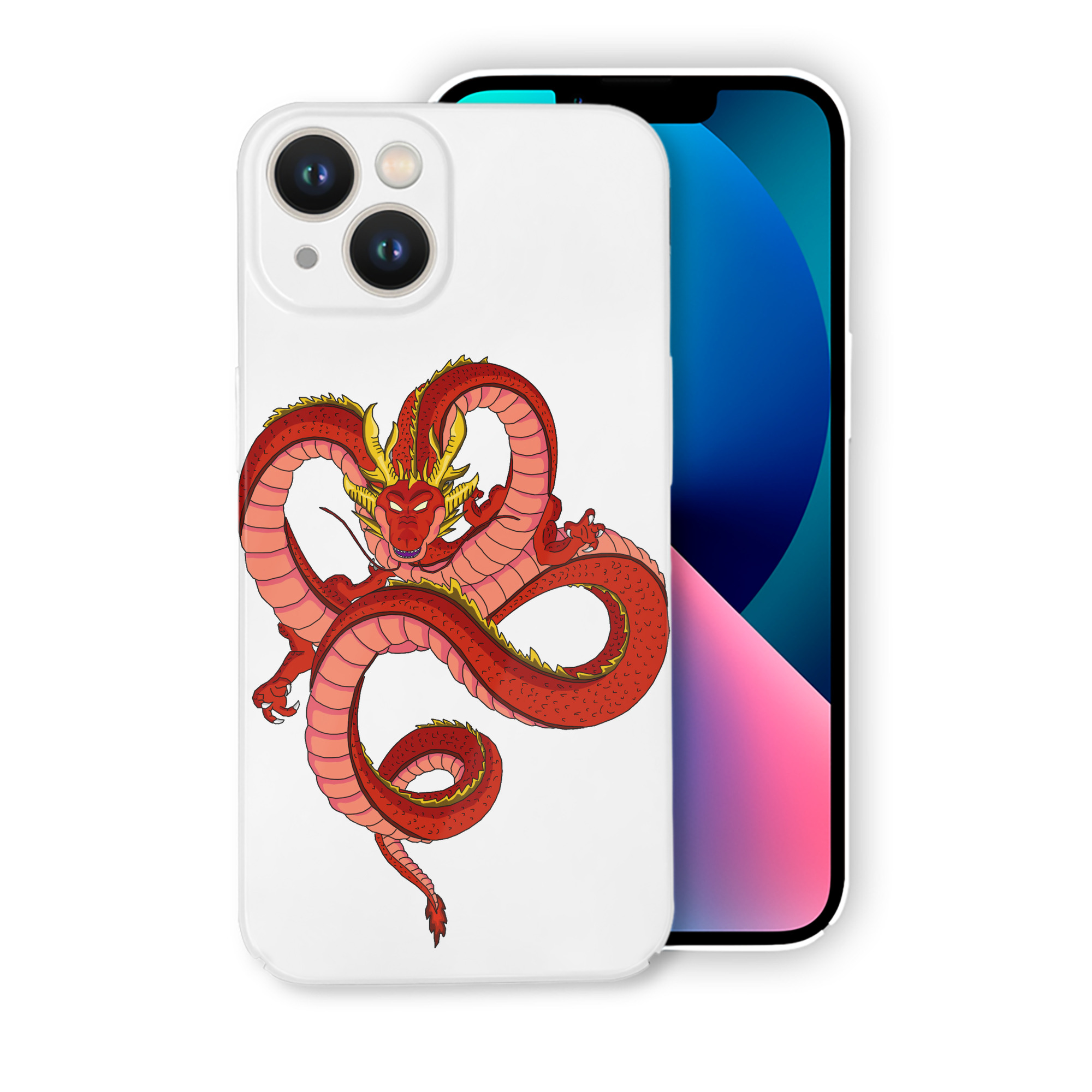 （画像用） ドラゴンボール 神龍 シェンロン DRAGON BALL Shenron 【iPhone 14シリーズ対応】ハードケース