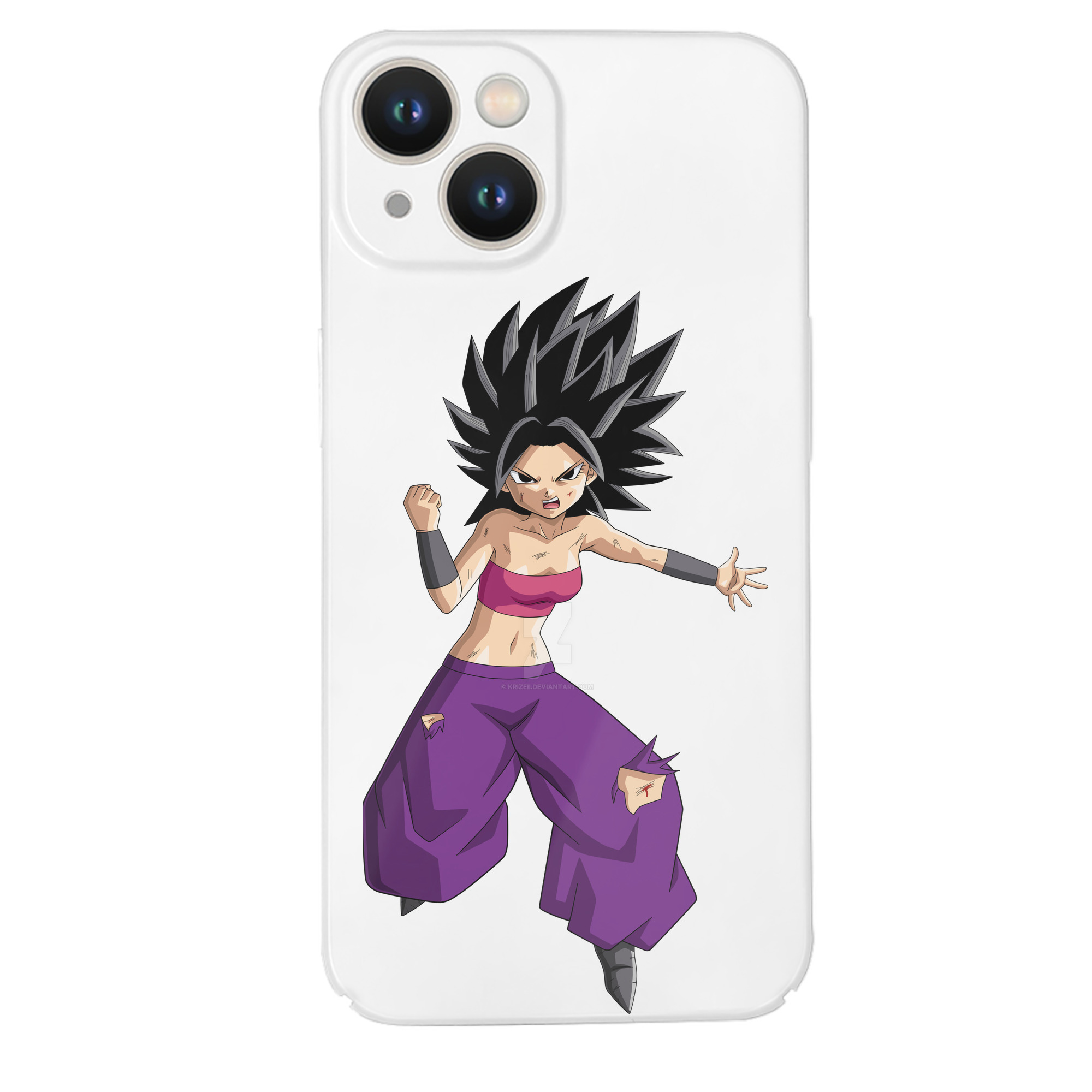 （画像用） ドラゴンボール カリフラ DRAGON BALL Caulifla 【iPhone 14シリーズ対応】ハードケース