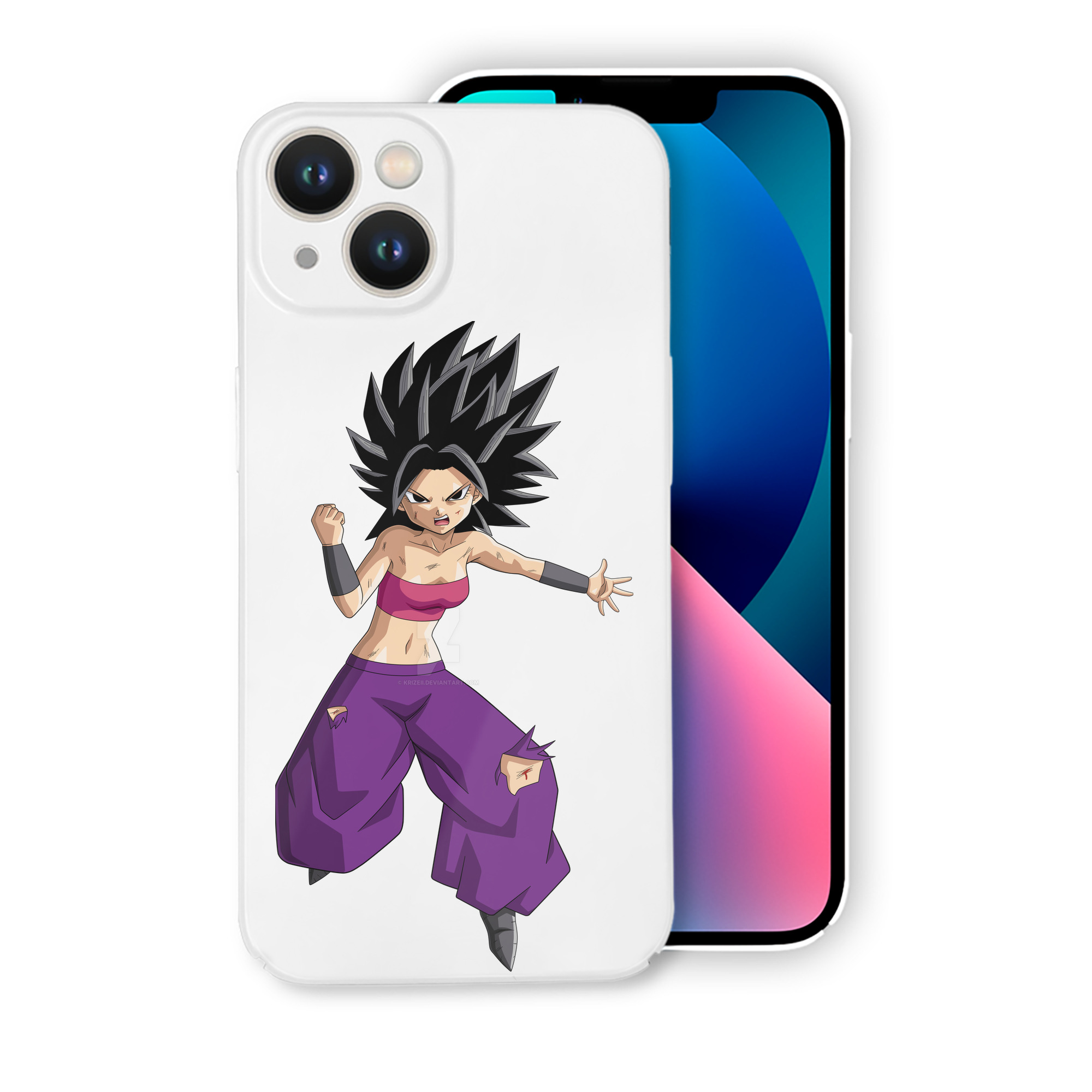 （画像用） ドラゴンボール カリフラ DRAGON BALL Caulifla 【iPhone 14シリーズ対応】ハードケース
