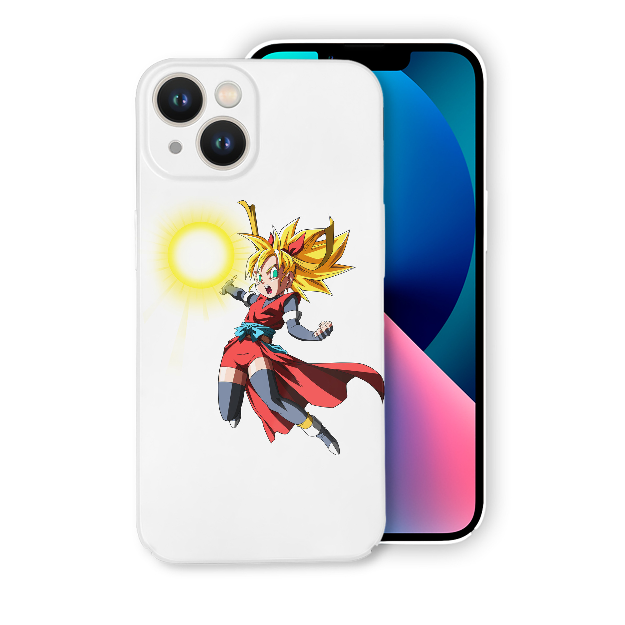 （画像用） ドラゴンボール カリフラ DRAGON BALL Caulifla 【iPhone 14シリーズ対応】ハードケース