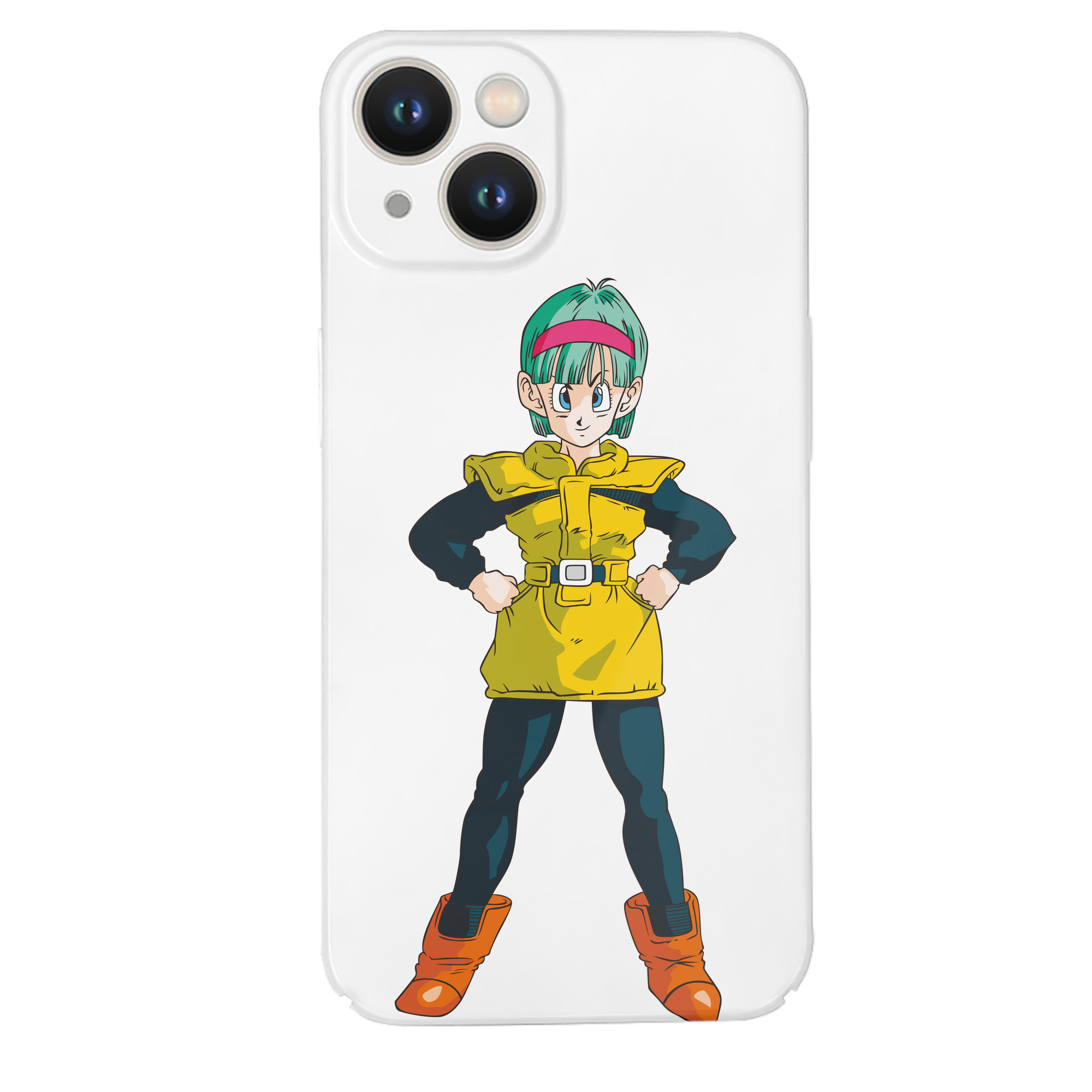 （画像用） ドラゴンボール ブルマ DRAGON BALL Bulma 【iPhone 14シリーズ対応】ハードケース