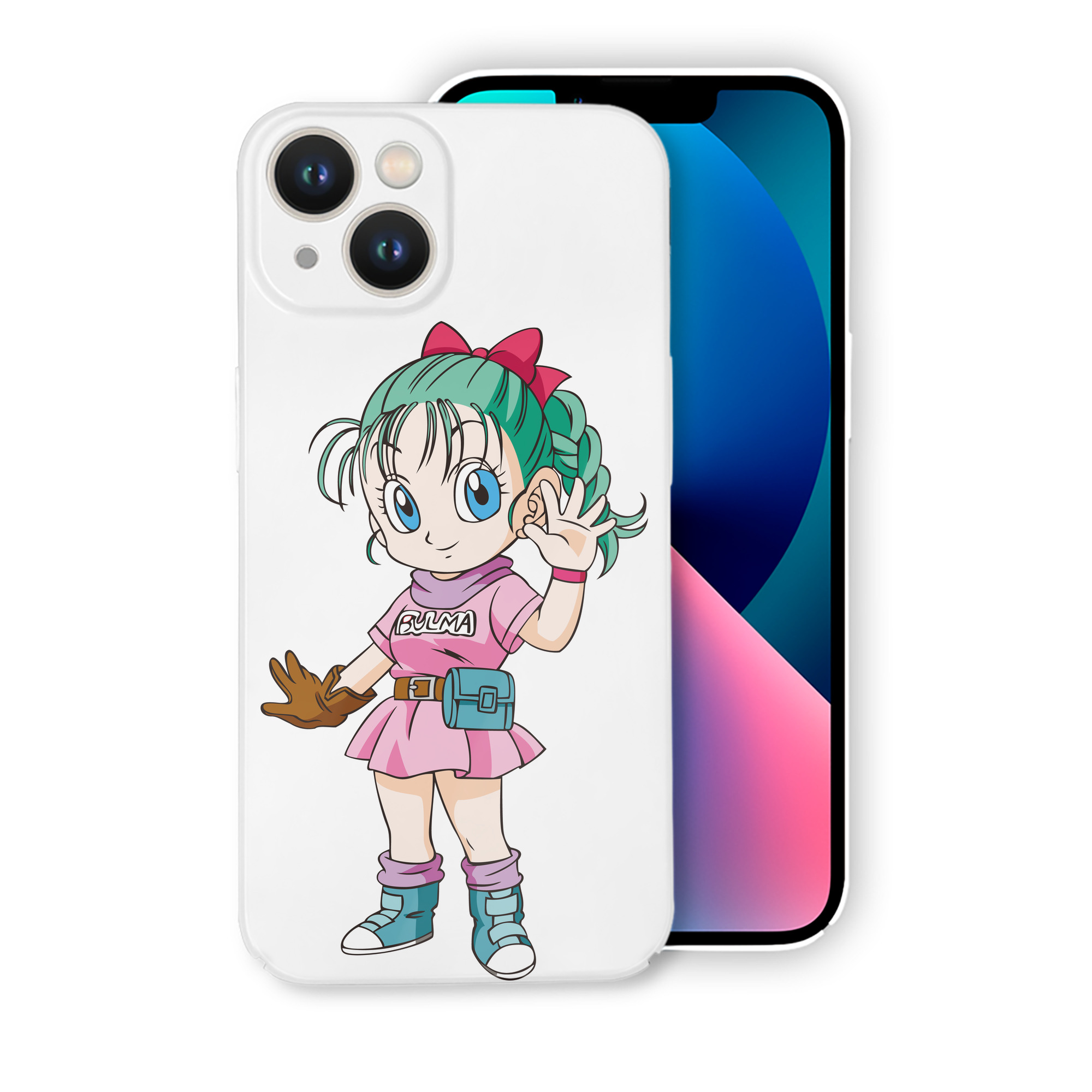 （画像用） ドラゴンボール ブルマ DRAGON BALL Bulma 【iPhone 14シリーズ対応】ハードケース
