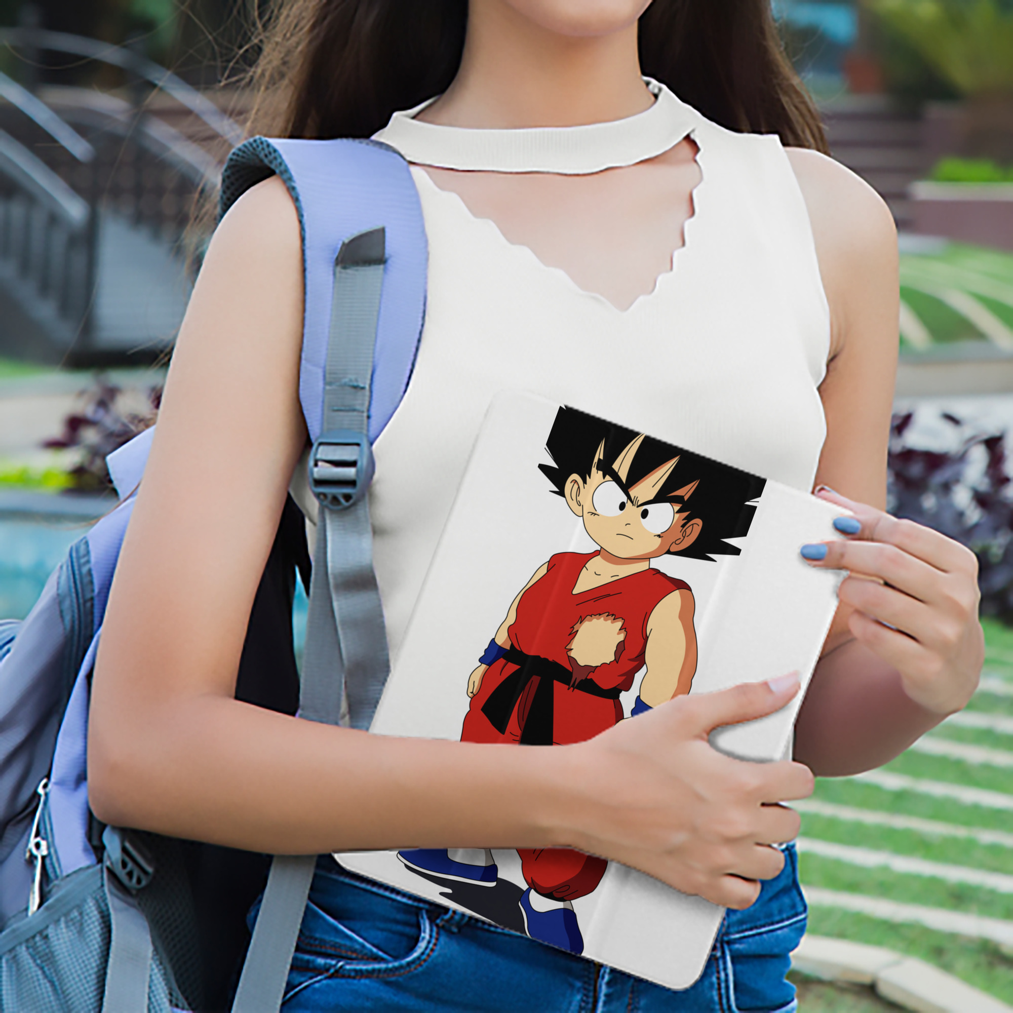 ドラゴンボール 孫悟空（そん ごくう）Son Goku カカロット DRAGON BALL Kakarotto IPad ケース ペン収納付き 三つ折りスタンド PUレザー×シリコン 対応機種9.5/10.5/10.9インチ