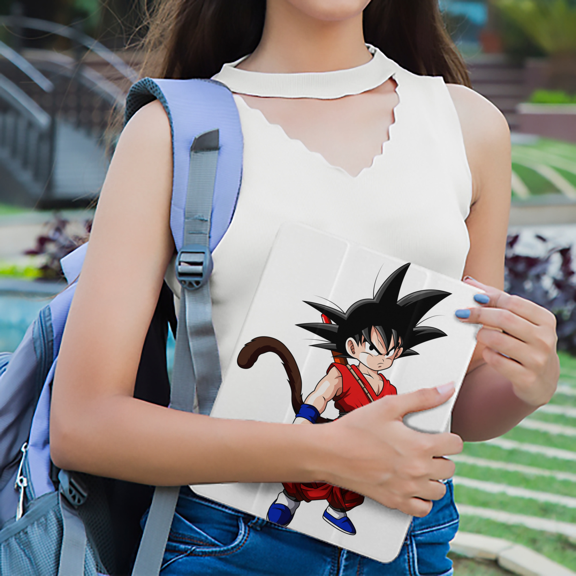ドラゴンボール 孫悟空（そん ごくう）Son Goku カカロット DRAGON BALL Kakarotto IPad ケース ペン収納付き 三つ折りスタンド PUレザー×シリコン 対応機種9.5/10.5/10.9インチ