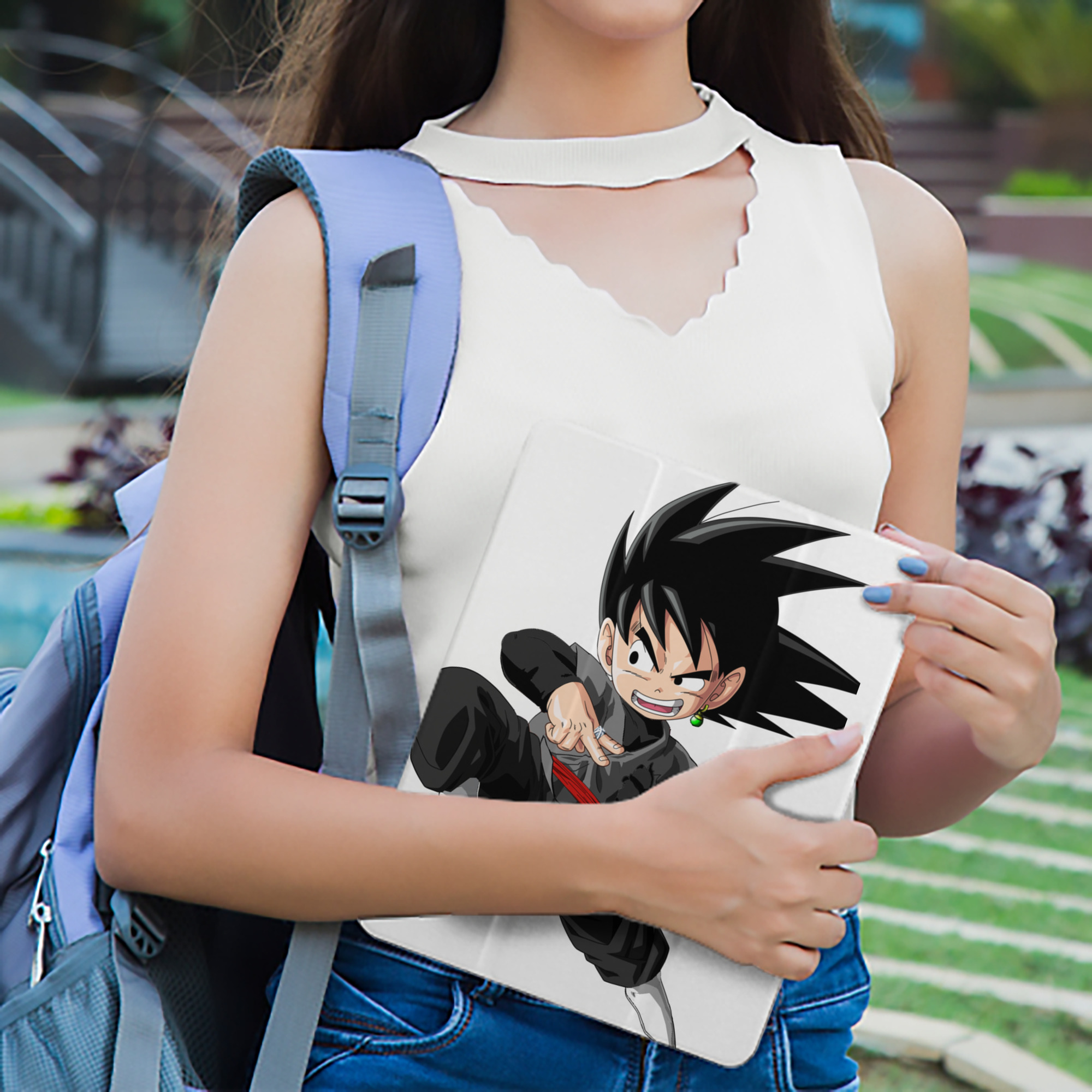 ドラゴンボール 孫悟空（そん ごくう）Son Goku カカロット DRAGON BALL Kakarotto IPad ケース ペン収納付き 三つ折りスタンド PUレザー×シリコン 対応機種9.5/10.5/10.9インチ
