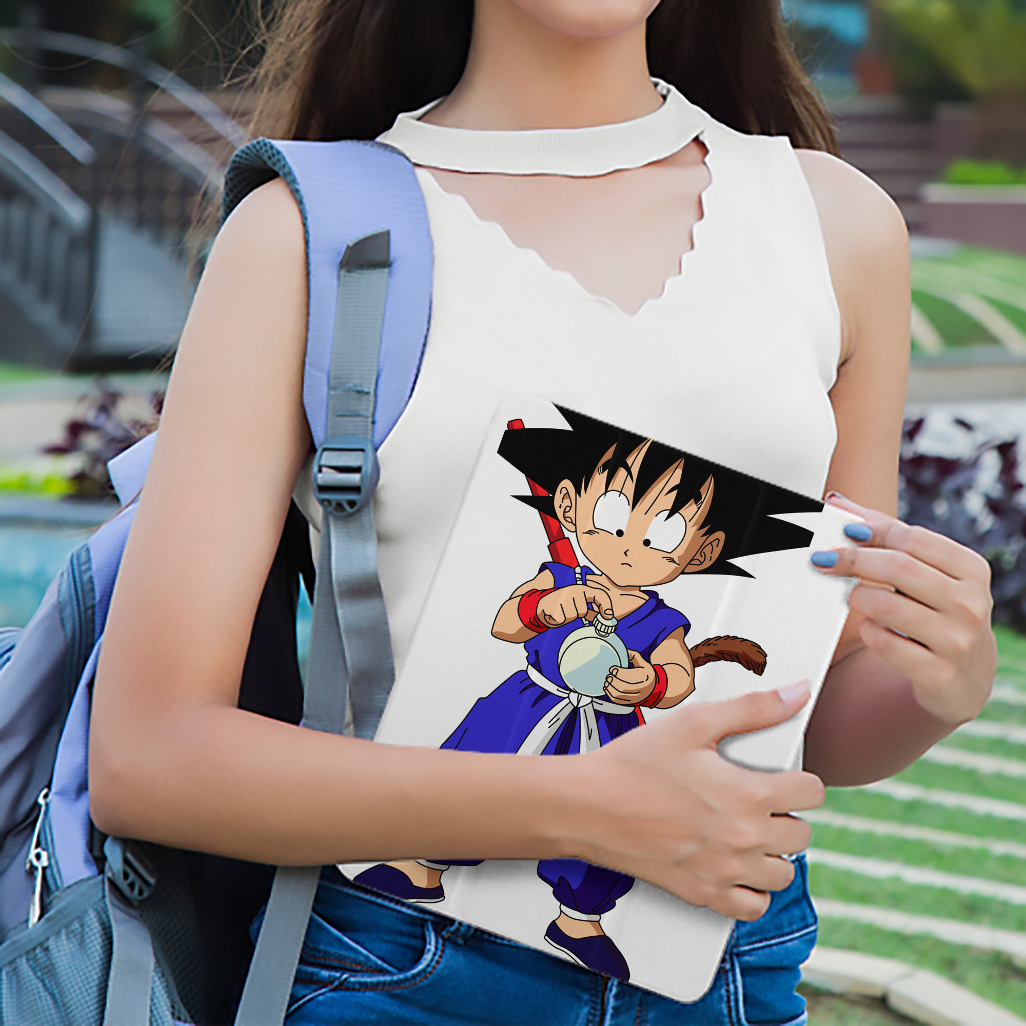 ドラゴンボール 孫悟空（そん ごくう）Son Goku カカロット DRAGON BALL Kakarotto IPad ケース ペン収納付き 三つ折りスタンド PUレザー×シリコン 対応機種9.5/10.5/10.9インチ