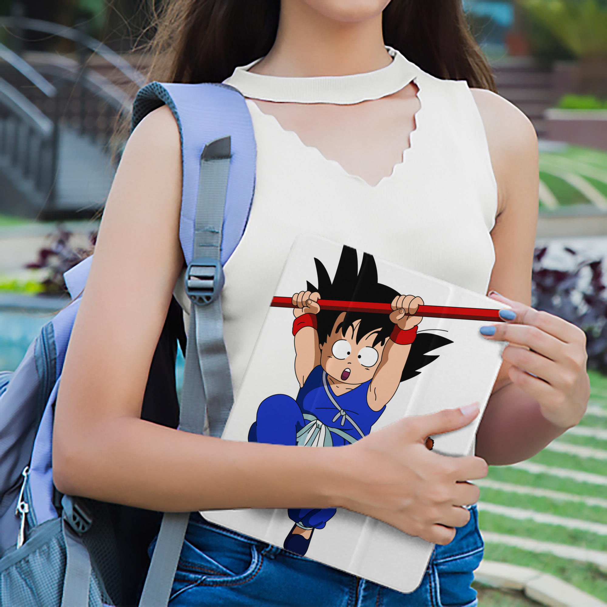 ドラゴンボール 孫悟空（そん ごくう）Son Goku カカロット DRAGON BALL Kakarotto IPad ケース ペン収納付き 三つ折りスタンド PUレザー×シリコン 対応機種9.5/10.5/10.9インチ