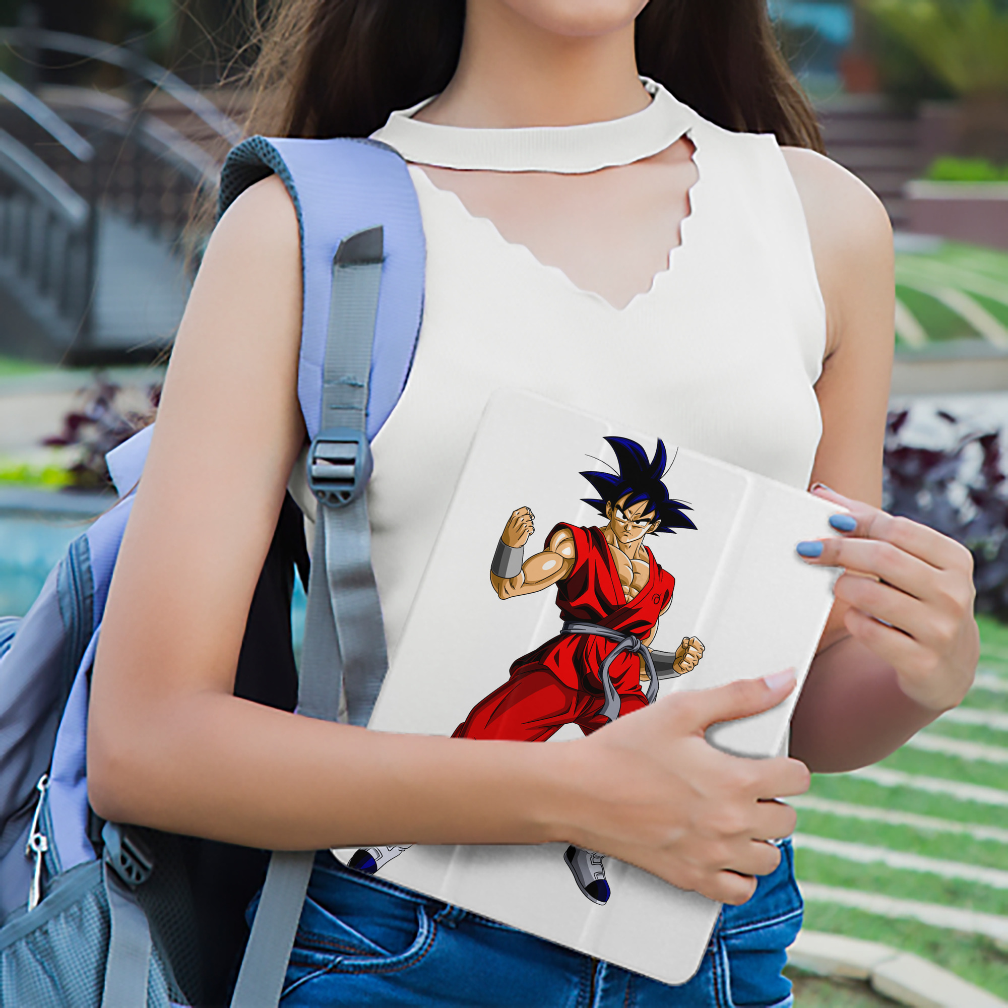 ドラゴンボール 孫悟空（そん ごくう）Son Goku カカロット DRAGON BALL Kakarotto IPad ケース ペン収納付き 三つ折りスタンド PUレザー×シリコン 対応機種9.5/10.5/10.9インチ