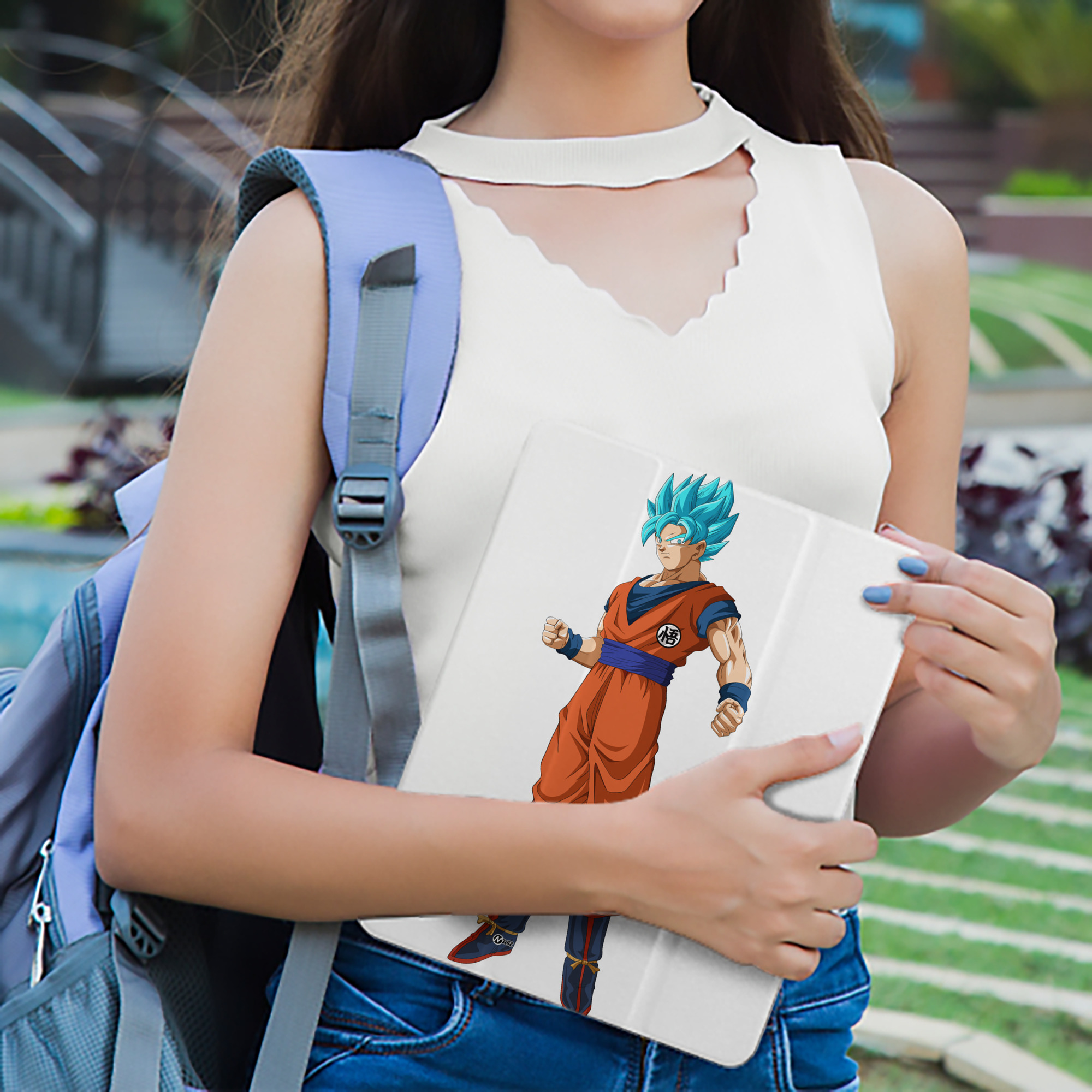 ドラゴンボール 孫悟空（そん ごくう）Son Goku カカロット DRAGON BALL Kakarotto IPad ケース ペン収納付き 三つ折りスタンド PUレザー×シリコン 対応機種9.5/10.5/10.9インチ