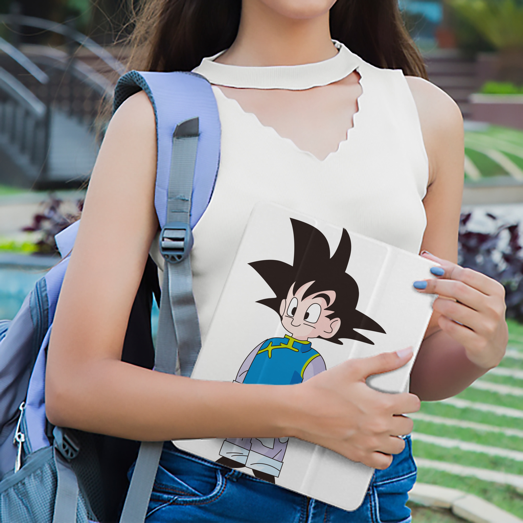 ドラゴンボール 孫悟空（そん ごくう）Son Goku カカロット DRAGON BALL Kakarotto IPad ケース ペン収納付き 三つ折りスタンド PUレザー×シリコン 対応機種9.5/10.5/10.9インチ