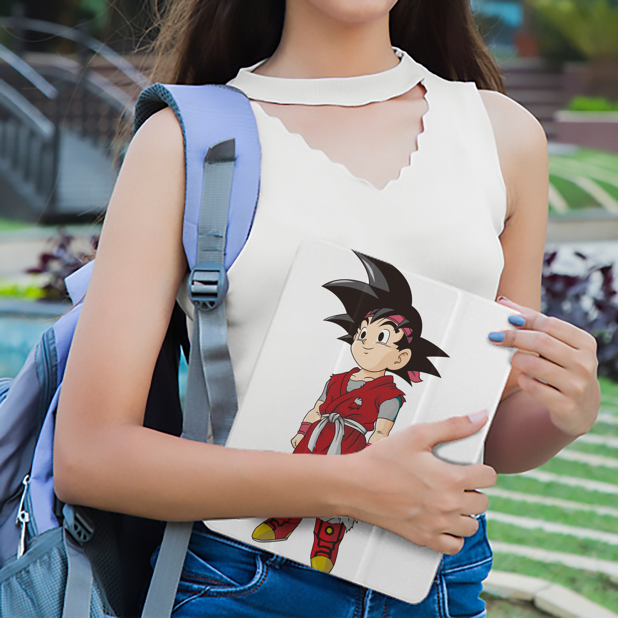 ドラゴンボール 孫悟空（そん ごくう）Son Goku カカロット DRAGON BALL Kakarotto IPad ケース ペン収納付き 三つ折りスタンド PUレザー×シリコン 対応機種9.5/10.5/10.9インチ