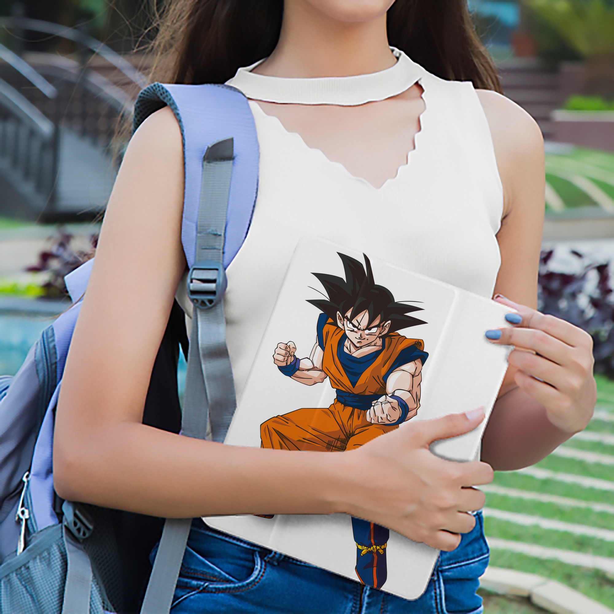 ドラゴンボール 孫悟空（そん ごくう）Son Goku カカロット DRAGON BALL Kakarotto IPad ケース ペン収納付き 三つ折りスタンド PUレザー×シリコン 対応機種9.5/10.5/10.9インチ