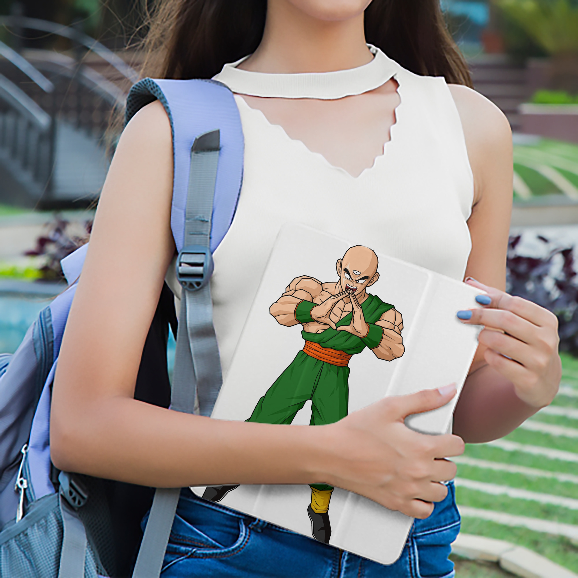 ドラゴンボール DRAGON BALL IPad ケース ペン収納付き 三つ折りスタンド PUレザー×シリコン 対応機種9.5/10.5/10.9インチ