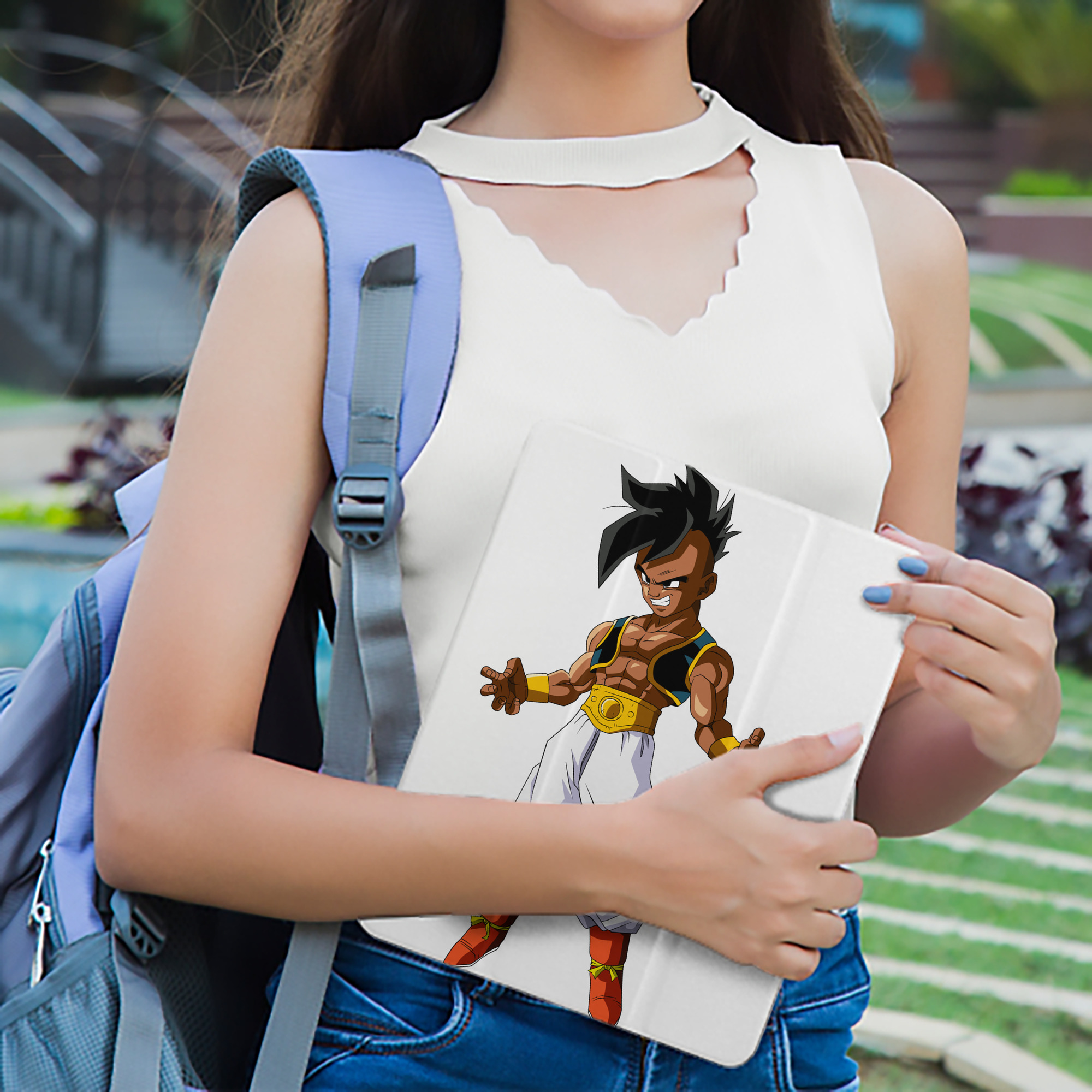 ドラゴンボール DRAGON BALL IPad ケース ペン収納付き 三つ折りスタンド PUレザー×シリコン 対応機種9.5/10.5/10.9インチ