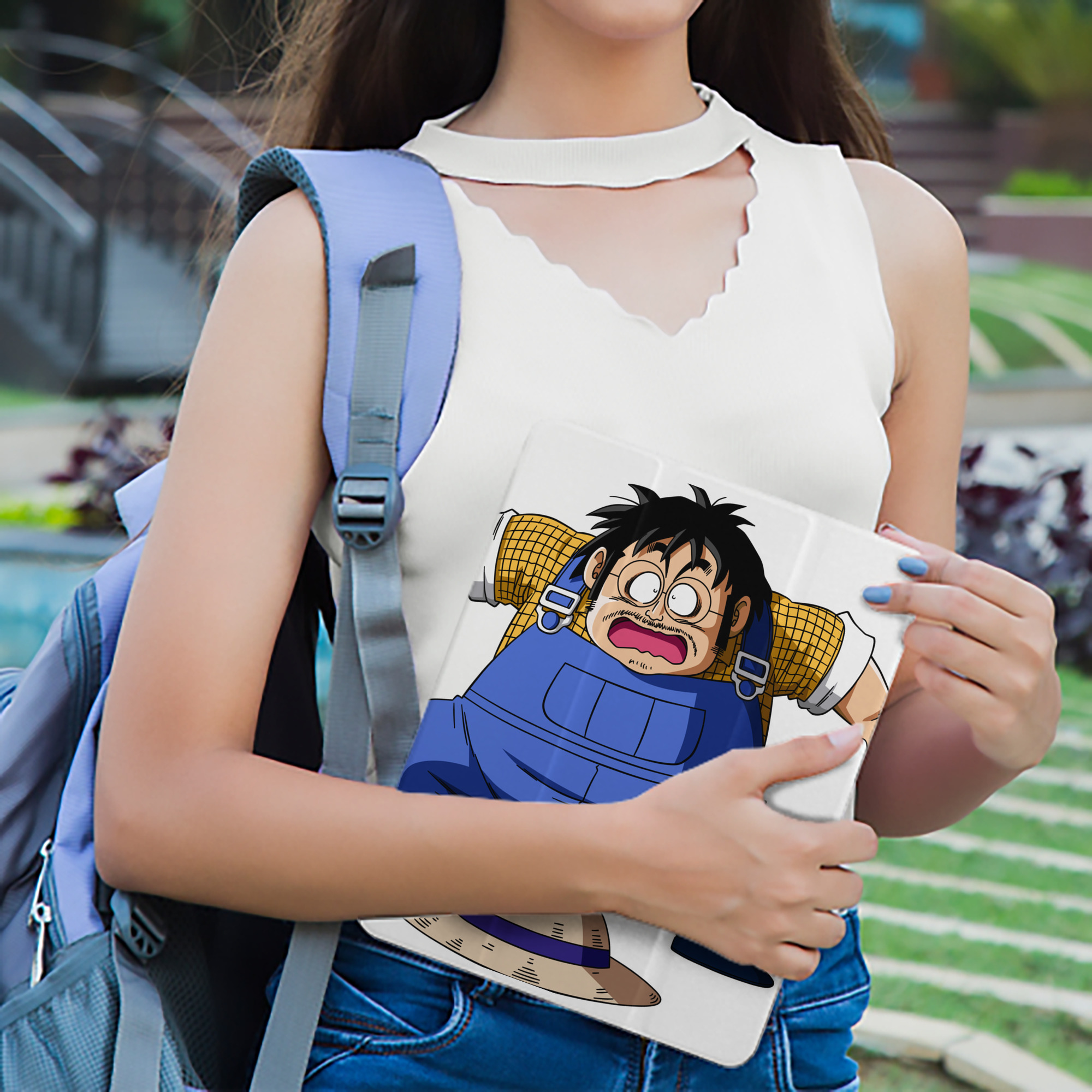 ドラゴンボール DRAGON BALL IPad ケース ペン収納付き 三つ折りスタンド PUレザー×シリコン 対応機種9.5/10.5/10.9インチ