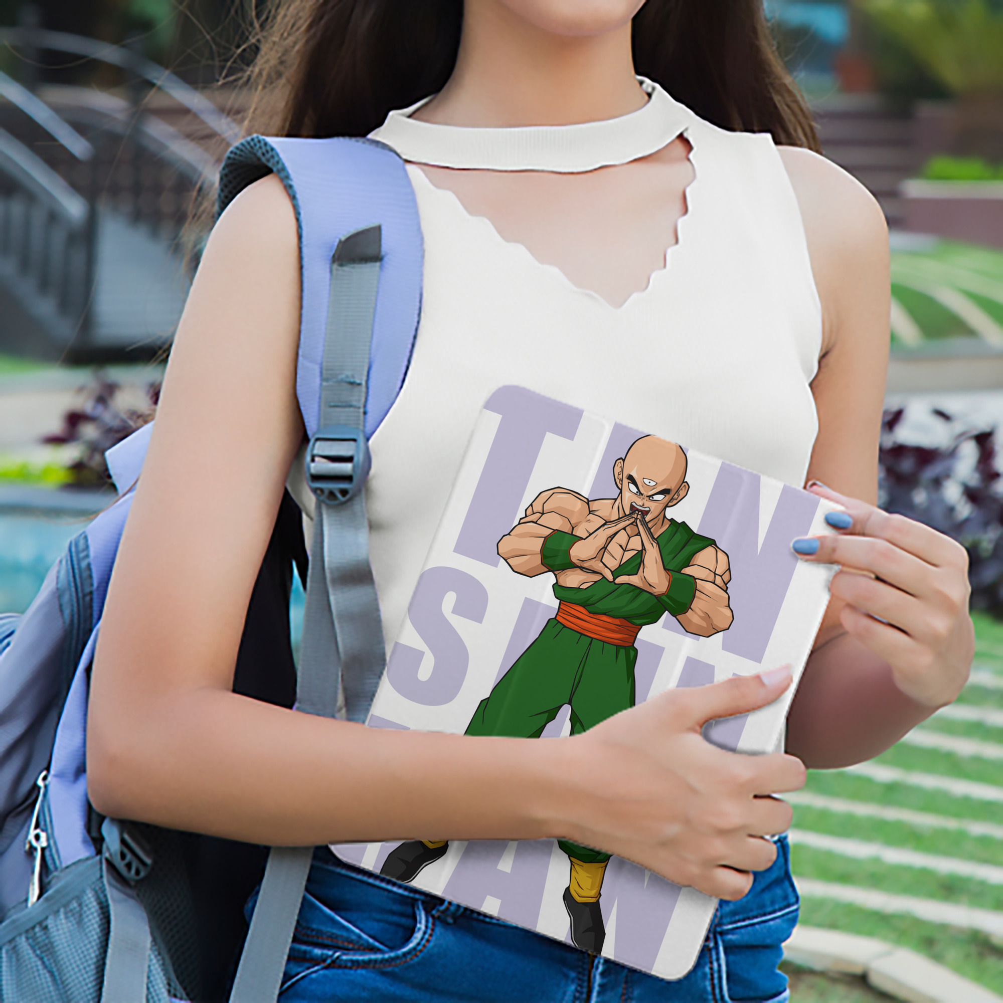 ドラゴンボール DRAGON BALL IPad ケース ペン収納付き 三つ折りスタンド PUレザー×シリコン 対応機種9.5/10.5/10.9インチ