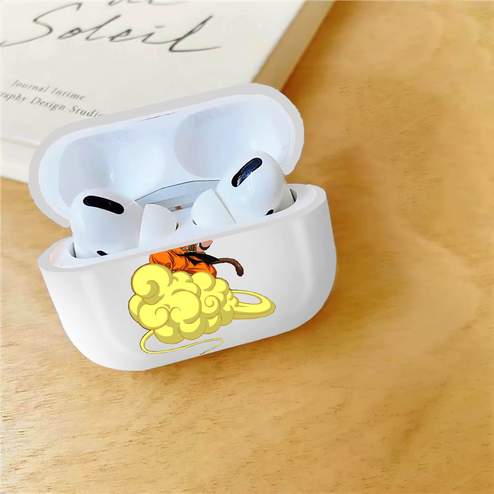 ドラゴンボール 孫悟空（そん ごくう）Son Goku カカロット DRAGON BALL Kakarotto 【AirPods Pro用】ハードシェル保護ケース 耐衝撃・防指紋・カラビナ付き商品仕様