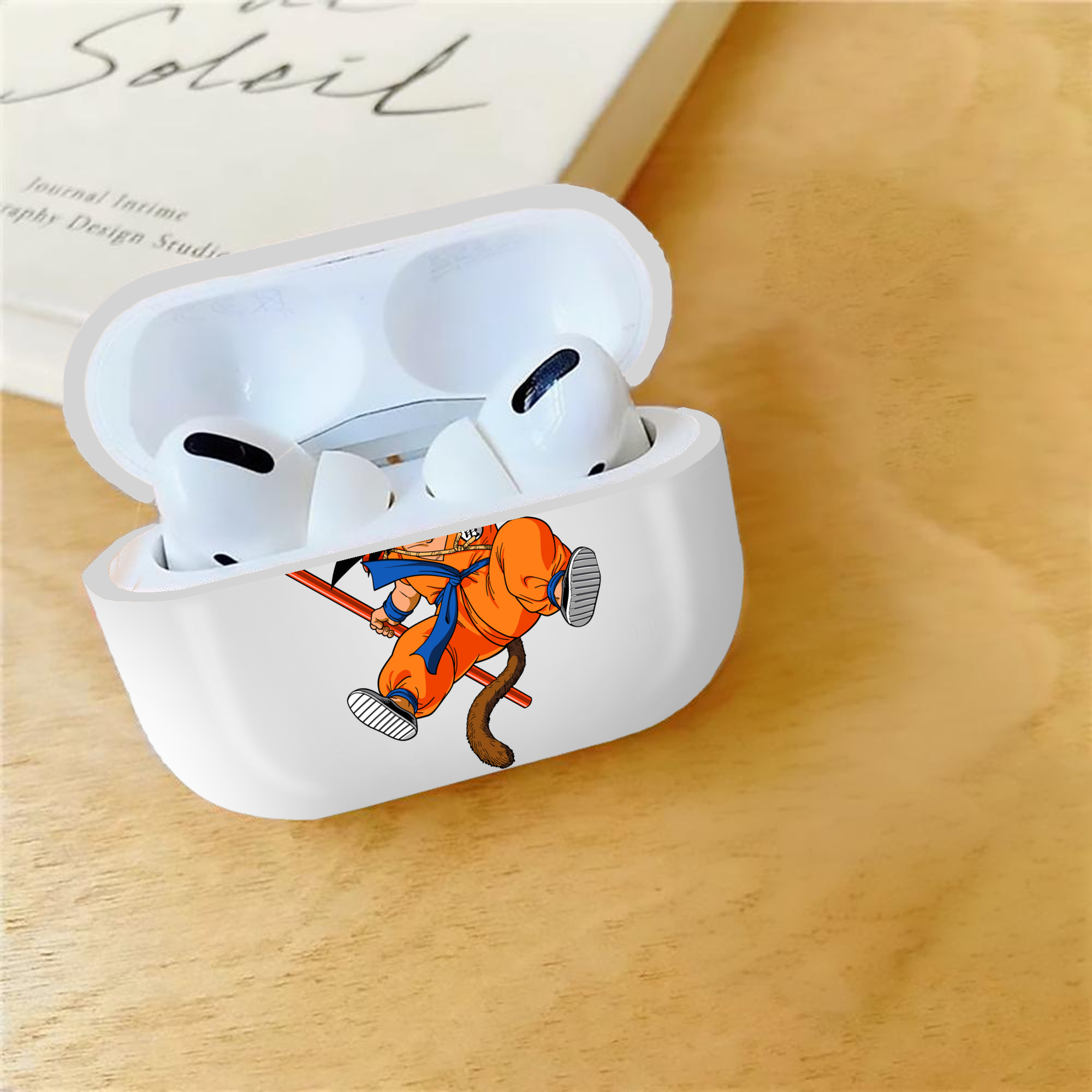 ドラゴンボール 孫悟空（そん ごくう）Son Goku カカロット DRAGON BALL Kakarotto 【AirPods Pro用】ハードシェル保護ケース 耐衝撃・防指紋・カラビナ付き商品仕様