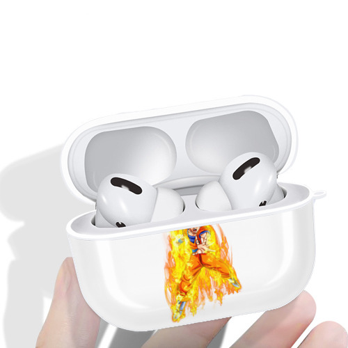ドラゴンボール 孫悟空（そん ごくう）Son Goku カカロット DRAGON BALL Kakarotto 【AirPods Pro用】ハードシェル保護ケース 耐衝撃・防指紋・カラビナ付き商品仕様
