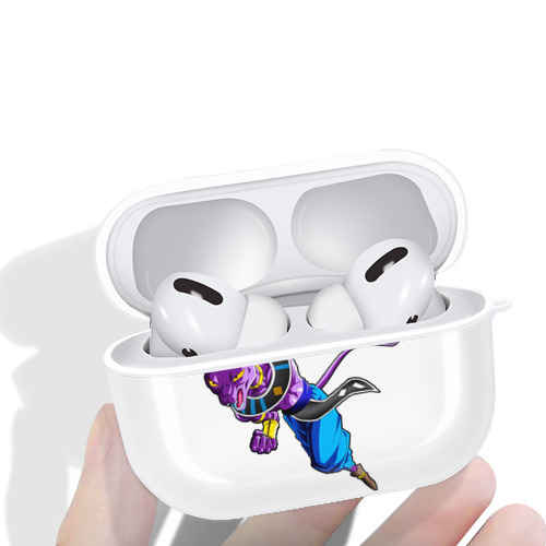 ドラゴンボール ビルス 破壊神ビルス DRAGON BALL Beerus Birusu 【AirPods Pro用】ハードシェル保護ケース 耐衝撃・防指紋・カラビナ付き商品仕様