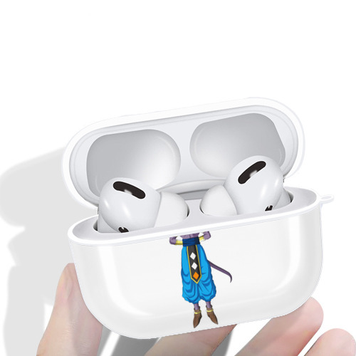 ドラゴンボール ビルス 破壊神ビルス DRAGON BALL Beerus Birusu 【AirPods Pro用】ハードシェル保護ケース 耐衝撃・防指紋・カラビナ付き商品仕様
