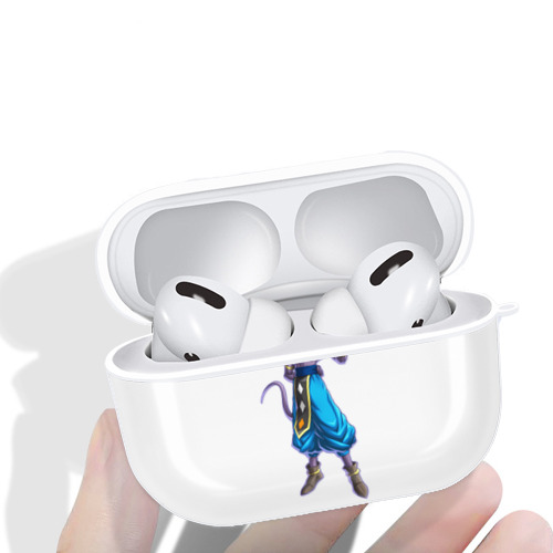 ドラゴンボール ビルス 破壊神ビルス DRAGON BALL Beerus Birusu 【AirPods Pro用】ハードシェル保護ケース 耐衝撃・防指紋・カラビナ付き商品仕様