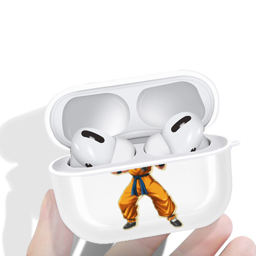 ドラゴンボール クリリン DRAGON BALL krillin 【AirPods Pro用】ハードシェル保護ケース 耐衝撃・防指紋・カラビナ付き商品仕様