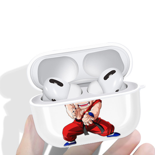 ドラゴンボール クリリン DRAGON BALL krillin 【AirPods Pro用】ハードシェル保護ケース 耐衝撃・防指紋・カラビナ付き商品仕様