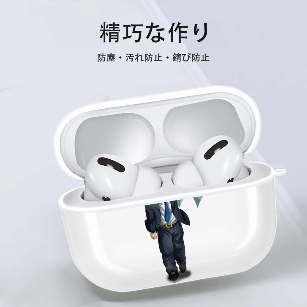 ドラゴンボール クリリン DRAGON BALL krillin 【AirPods Pro用】ハードシェル保護ケース 耐衝撃・防指紋・カラビナ付き商品仕様