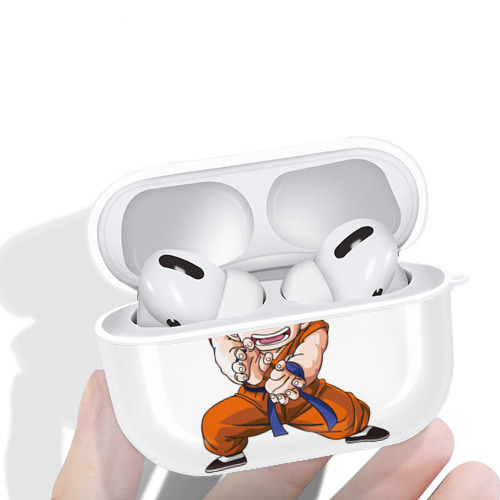 ドラゴンボール クリリン DRAGON BALL krillin 【AirPods Pro用】ハードシェル保護ケース 耐衝撃・防指紋・カラビナ付き商品仕様
