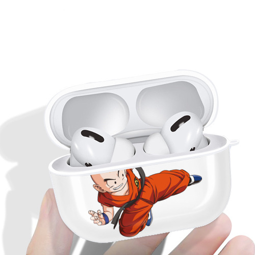 ドラゴンボール クリリン DRAGON BALL krillin 【AirPods Pro用】ハードシェル保護ケース 耐衝撃・防指紋・カラビナ付き商品仕様