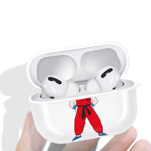 ドラゴンボール クリリン DRAGON BALL krillin 【AirPods Pro用】ハードシェル保護ケース 耐衝撃・防指紋・カラビナ付き商品仕様