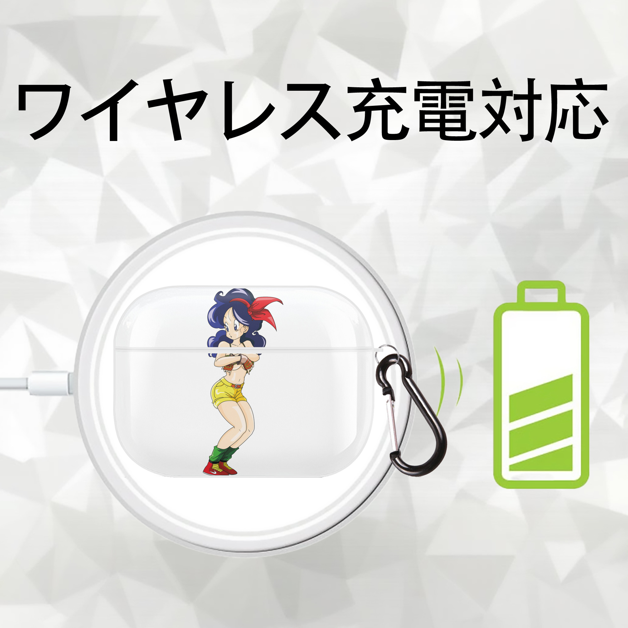 ドラゴンボール DRAGON BALL 【AirPods Pro用】ハードシェル保護ケース 耐衝撃・防指紋・カラビナ付き商品仕様