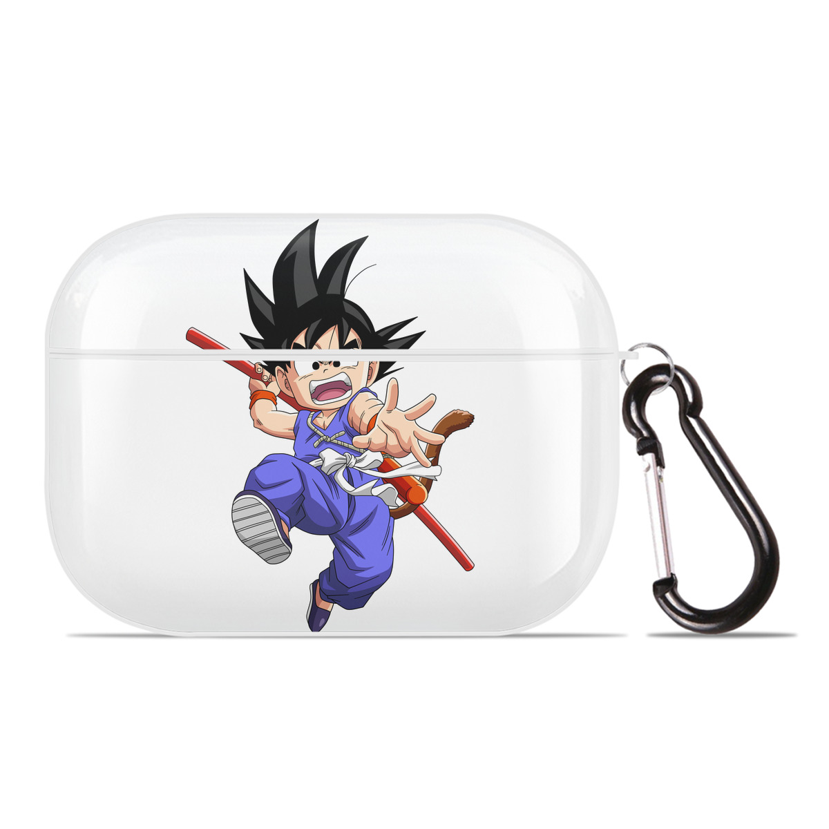 （画像用） ドラゴンボール 孫悟空（そん ごくう）Son Goku カカロット DRAGON BALL Kakarotto 【AirPods Pro用】ハードシェル保護ケース 耐衝撃・防指紋・カラビナ付き商品仕様