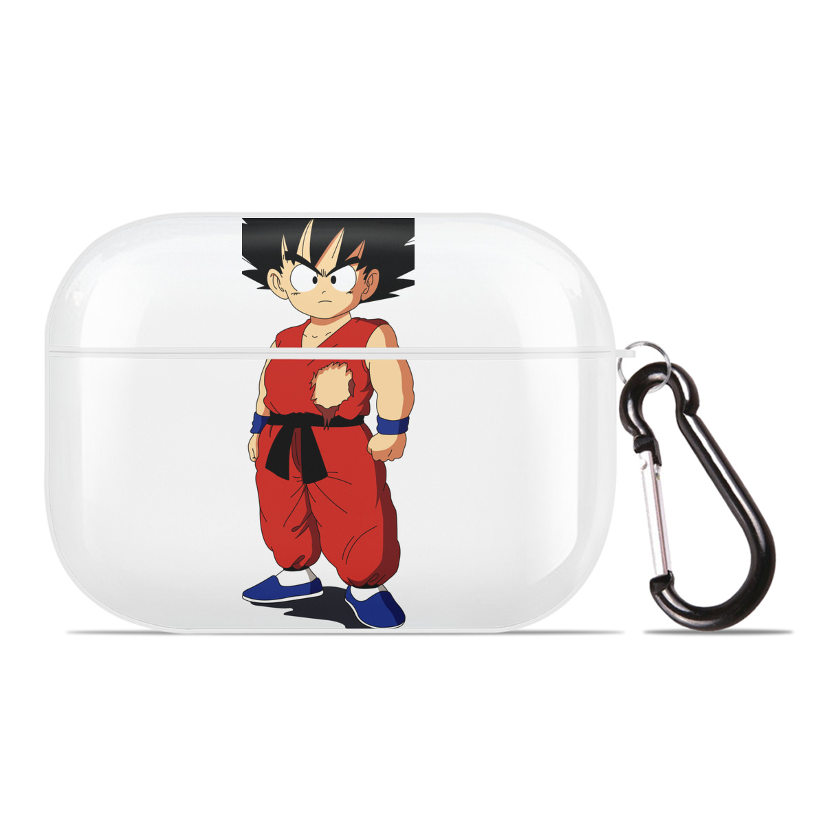 （画像用） ドラゴンボール 孫悟空（そん ごくう）Son Goku カカロット DRAGON BALL Kakarotto 【AirPods Pro用】ハードシェル保護ケース 耐衝撃・防指紋・カラビナ付き商品仕様