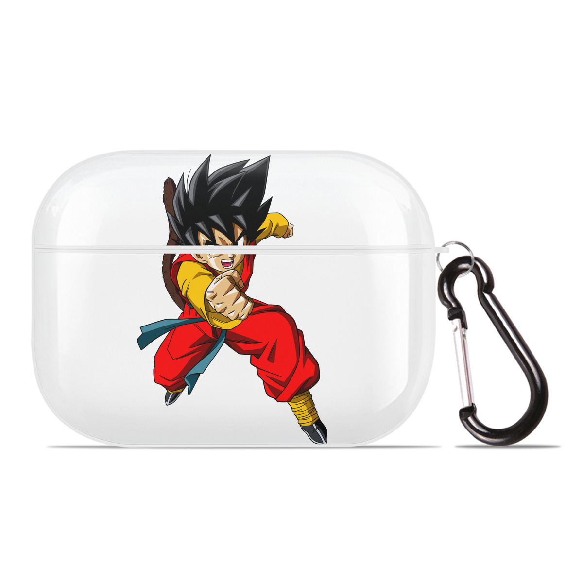 （画像用） ドラゴンボール 孫悟空（そん ごくう）Son Goku カカロット DRAGON BALL Kakarotto 【AirPods Pro用】ハードシェル保護ケース 耐衝撃・防指紋・カラビナ付き商品仕様